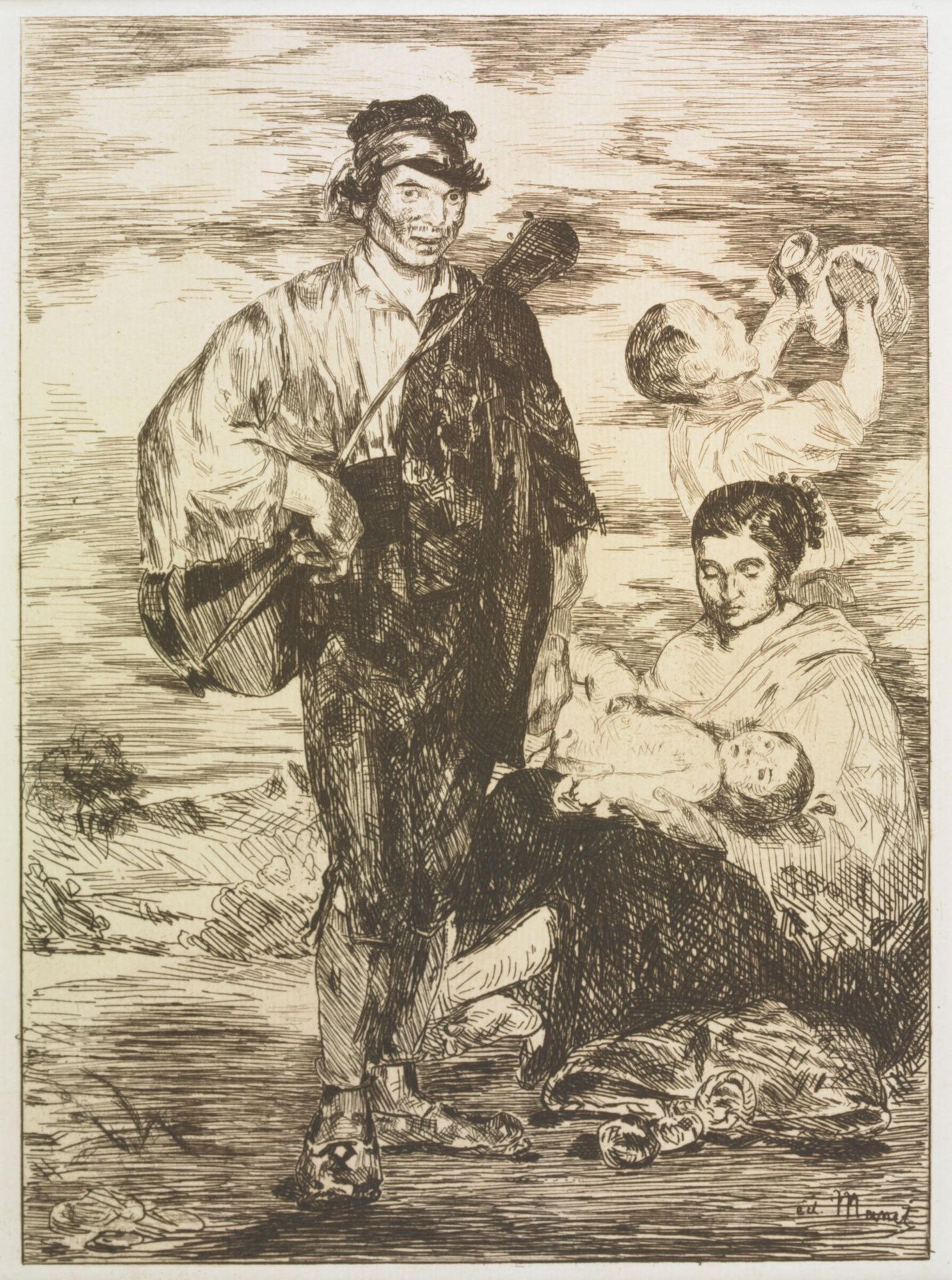 The Gypsies by Edouard Manet