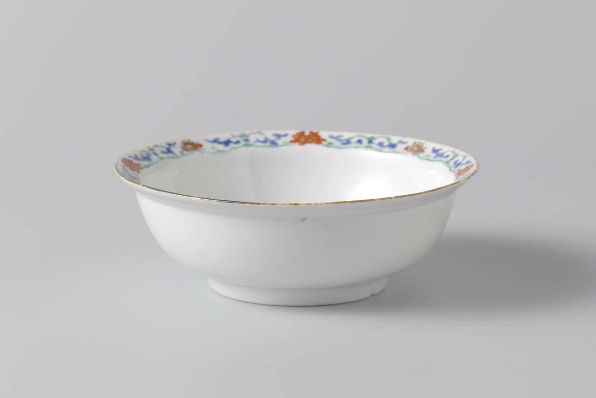 Shallow bowl with prunus and pinetree by Anonymous