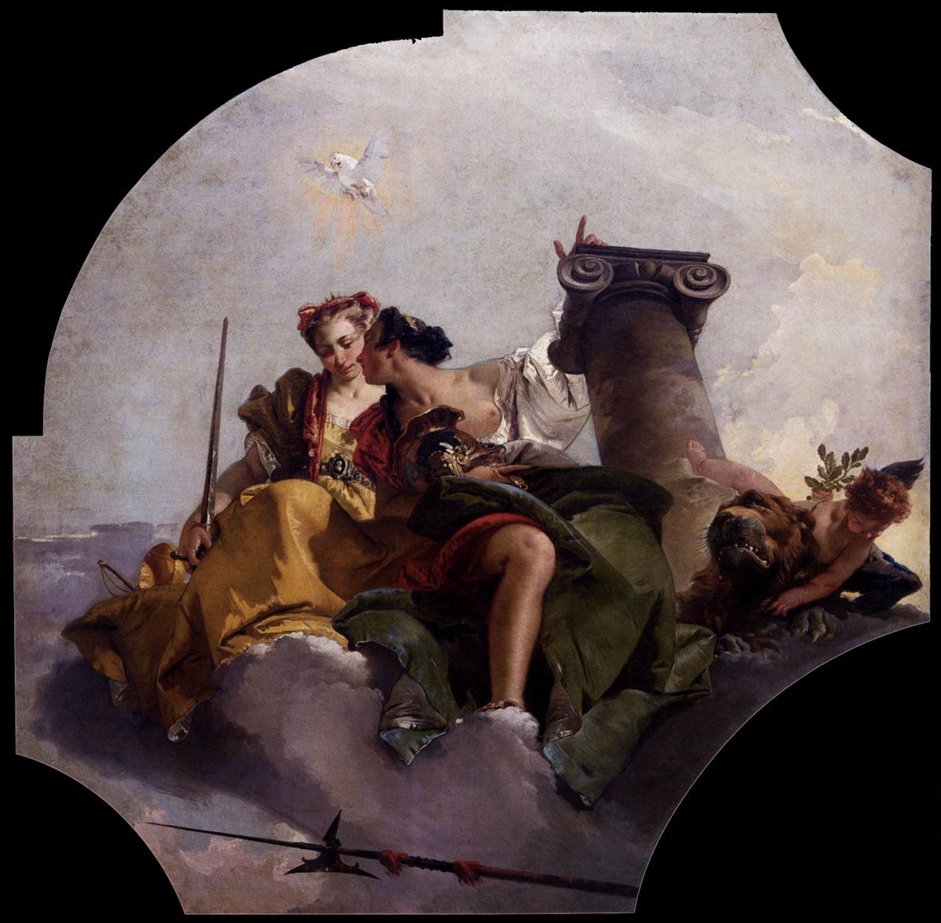 Fortitude and Justice by Giovanni Battista Tiepolo