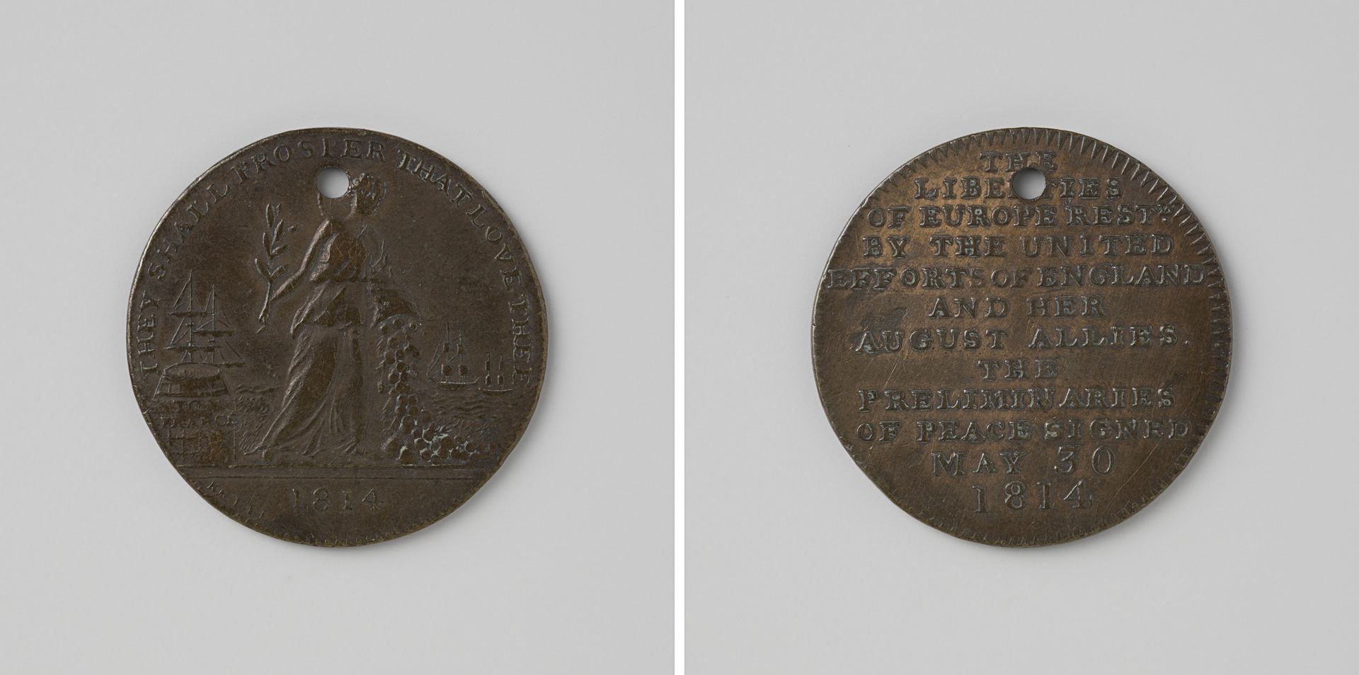 Eerste vrede van Parijs tussen Frankrijk en de geallieerden by Kettle & Söhne