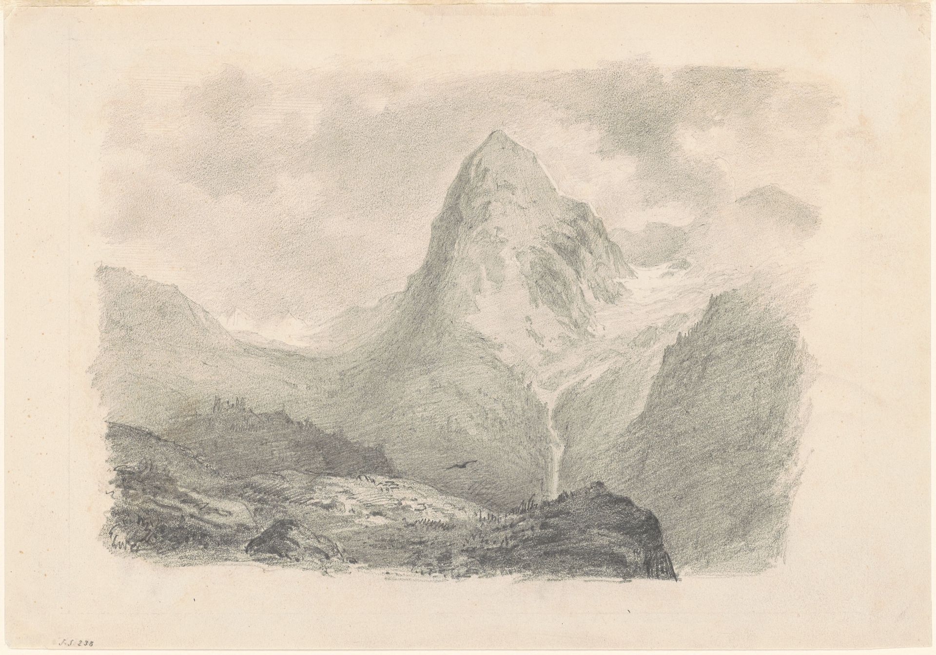 The Alps [recto] by John Singer Sargent