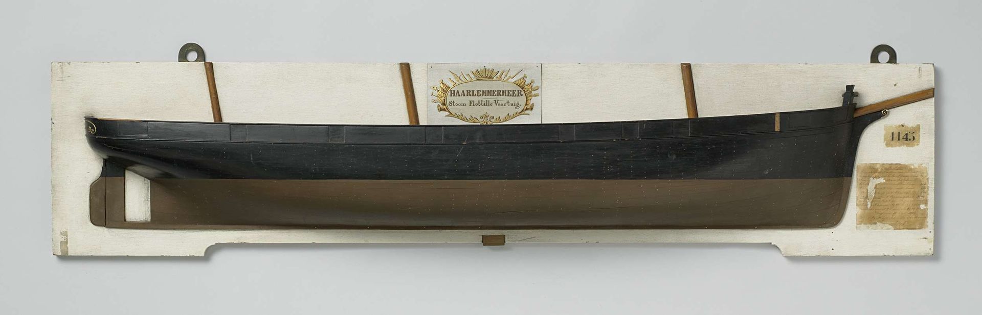Half Model of a Screw Steamer by Rijkswerf Vlissingen