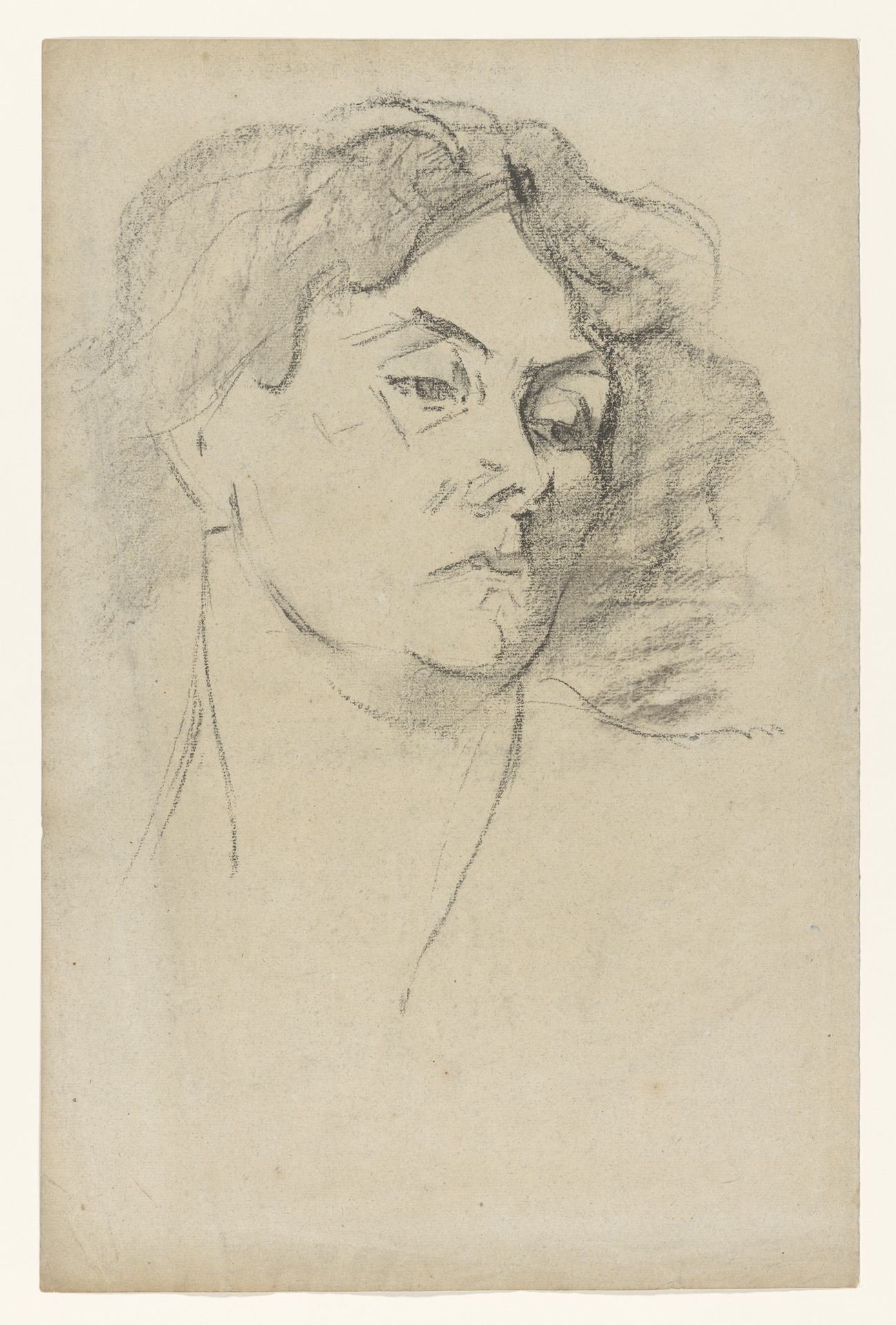 Portret van de vrouw van Wilhelmus Johannes Steenhoff by Wilhelmus Johannes Steenhoff