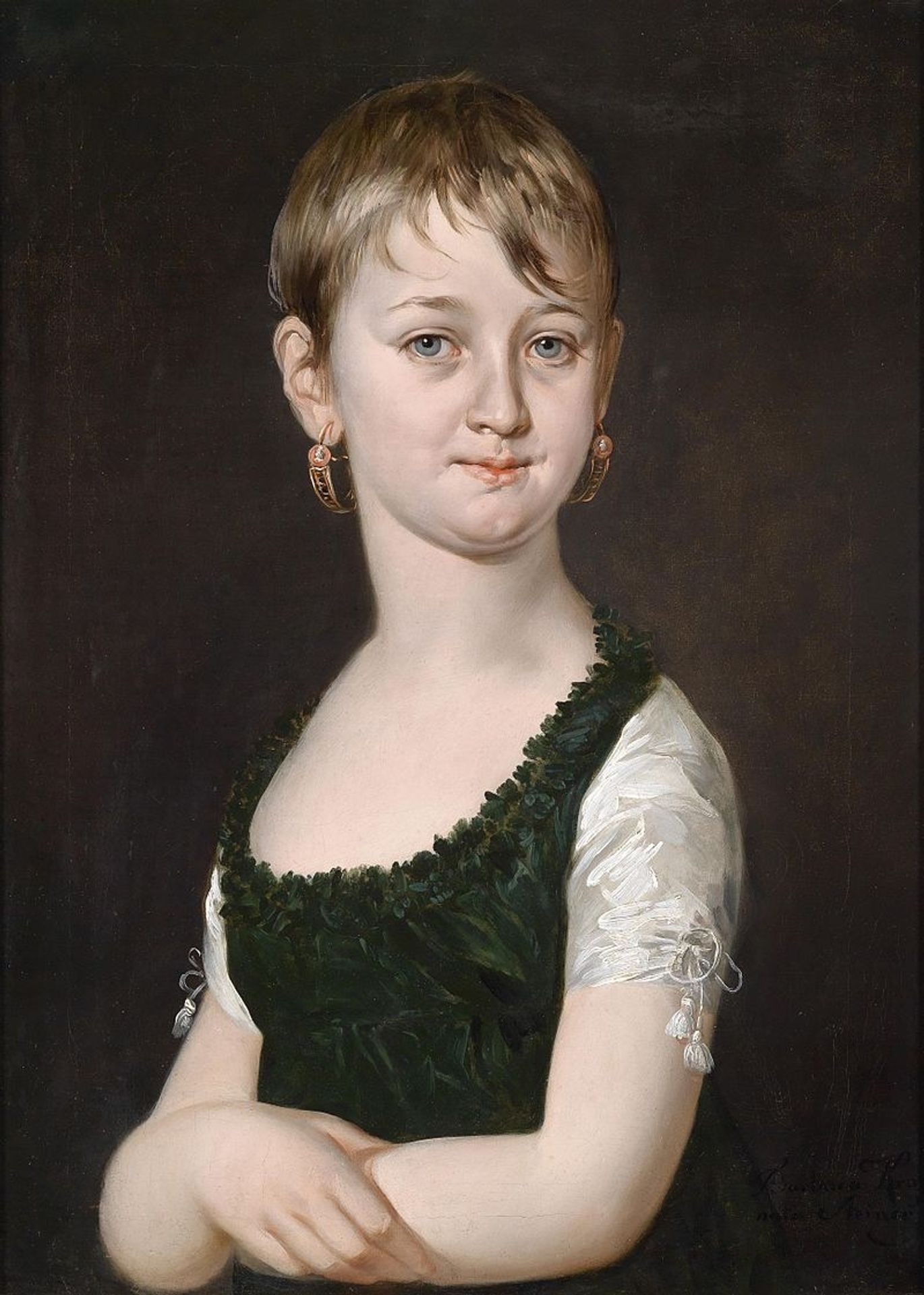 Bildnis Eines Jungen Mädchens by Barbara Krafft