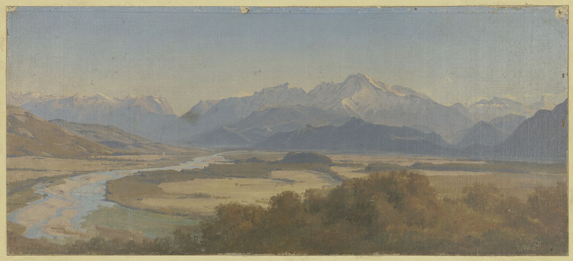 Mountainscape by Eduard Wilhelm Pose