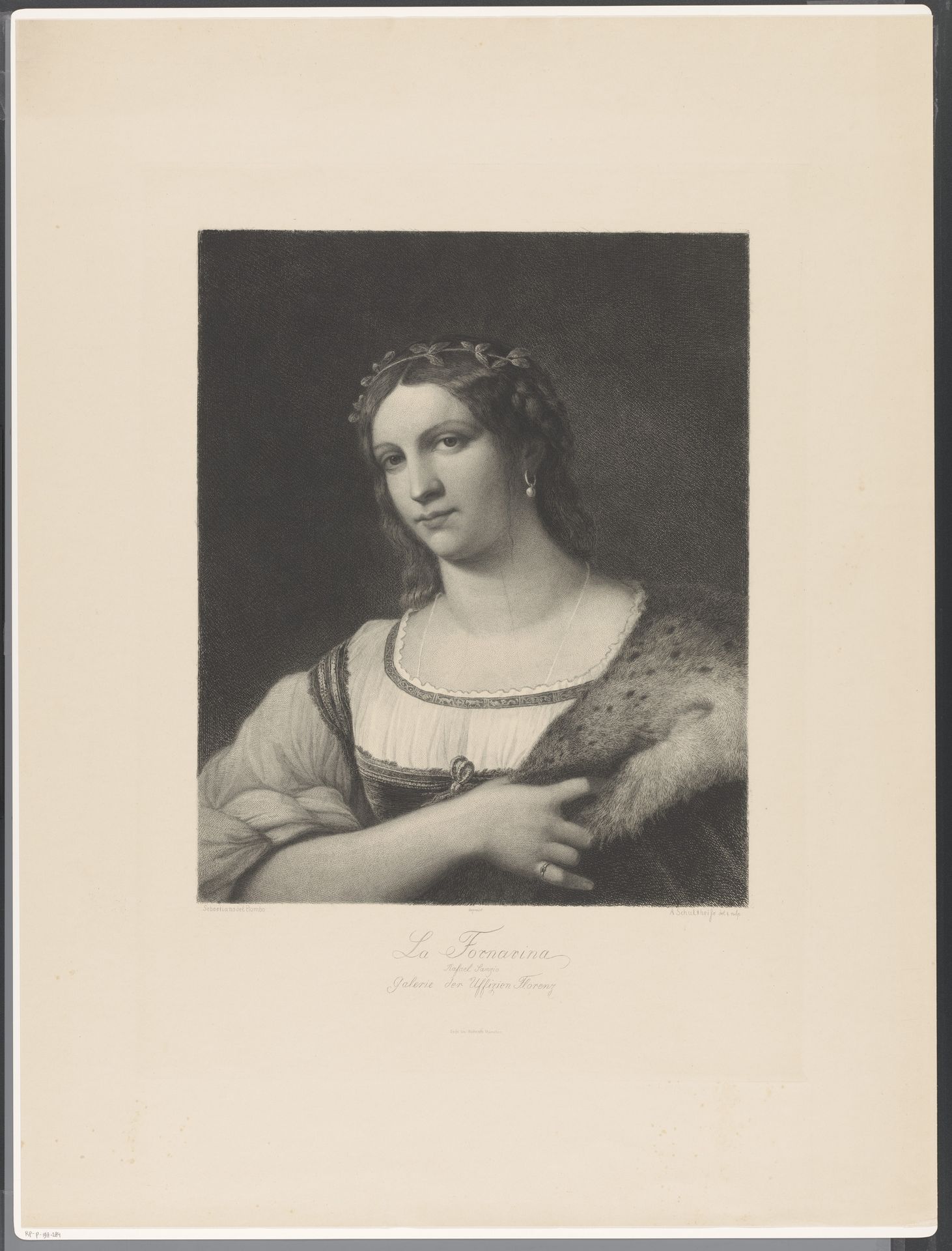 Portret van een onbekende vrouw by Albrecht Schultheiss