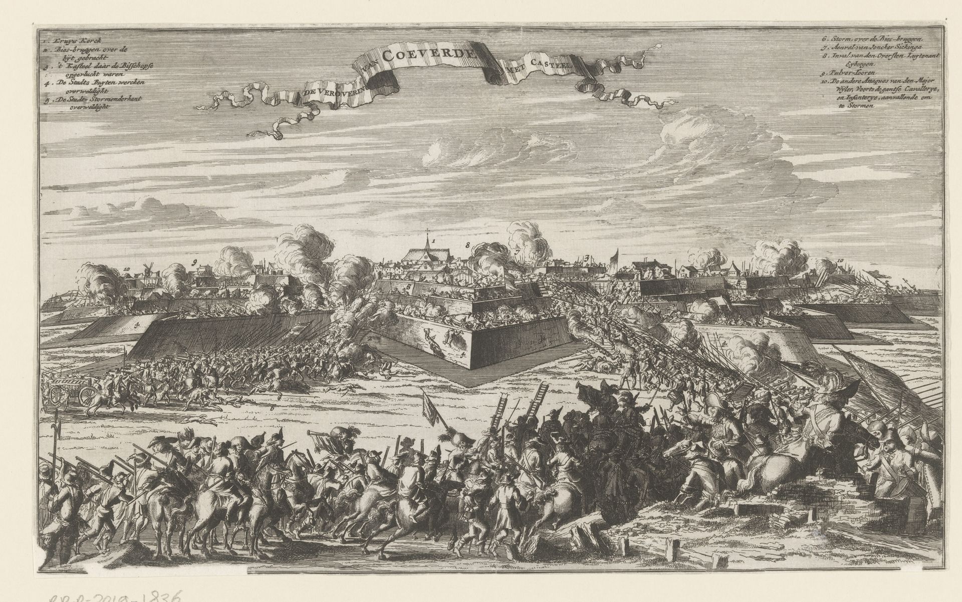 Verovering van Coevorden, 1672 by Anonymous