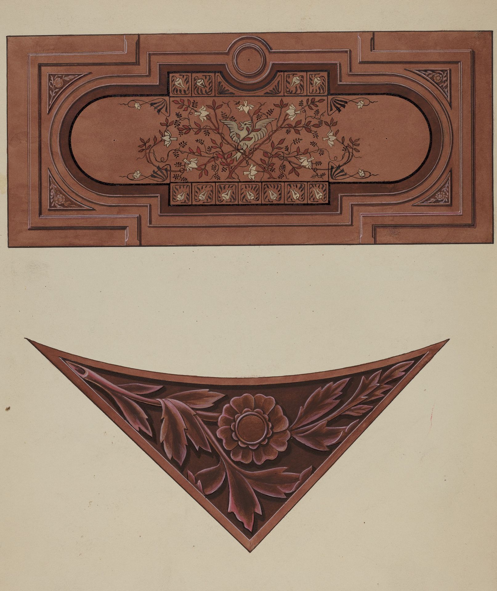 Inlaid Wood Panel by William A. Kropp