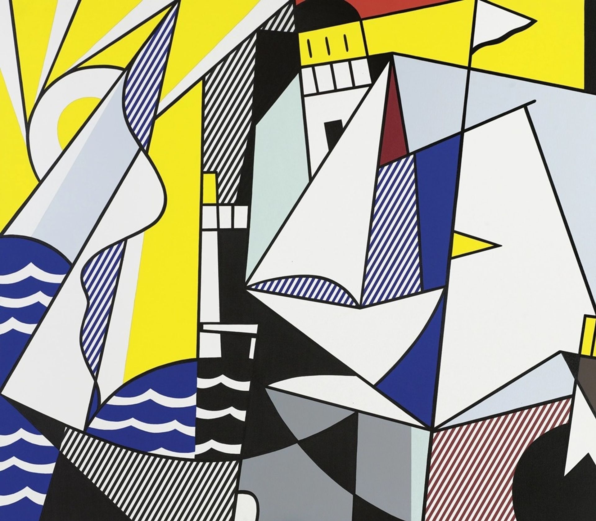 Sailboats III by Roy Lichtenstein