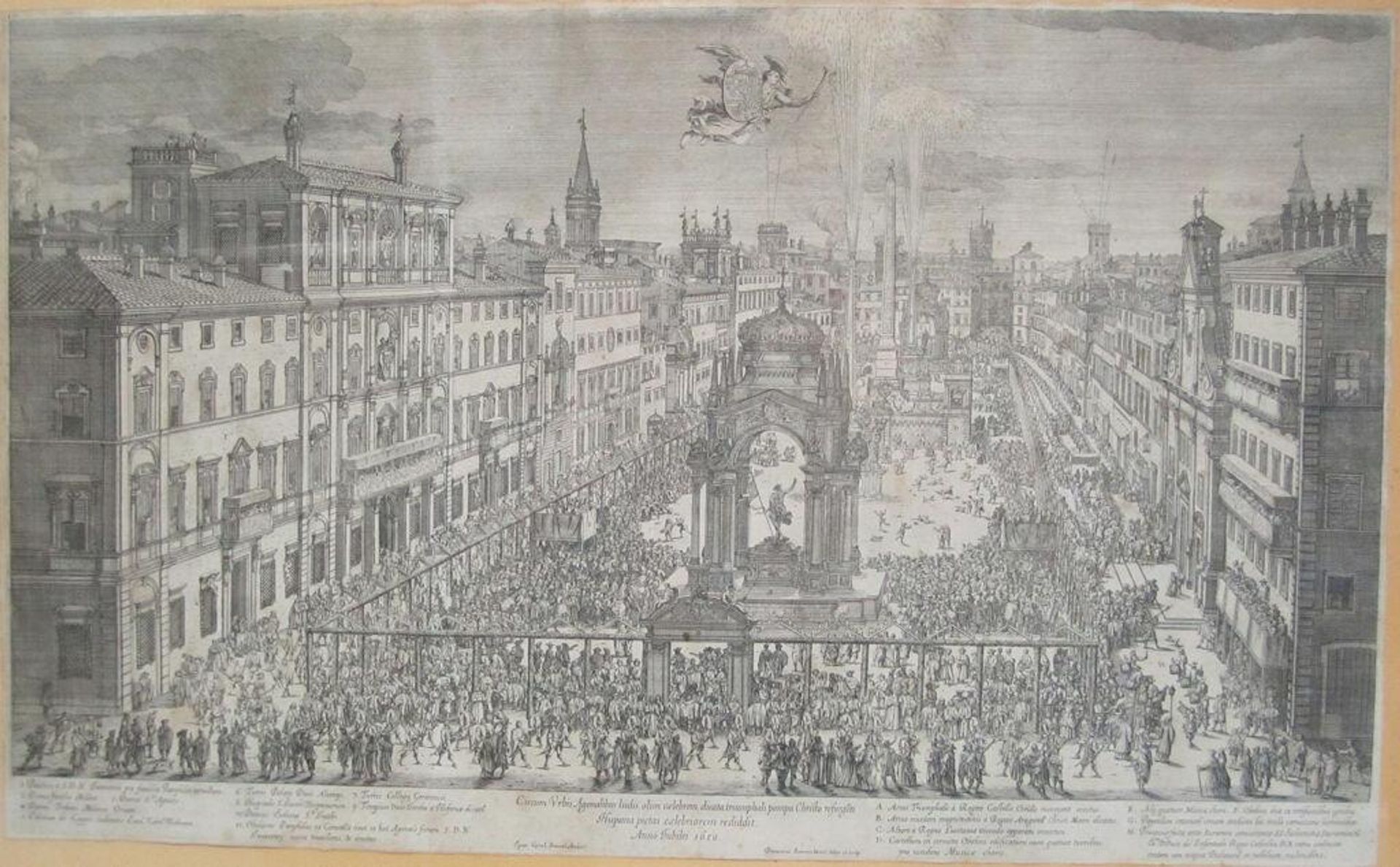 Easter Celebration on the Piazza Navona in the Year of the Jubilee, 1650 by Dominique Barrière