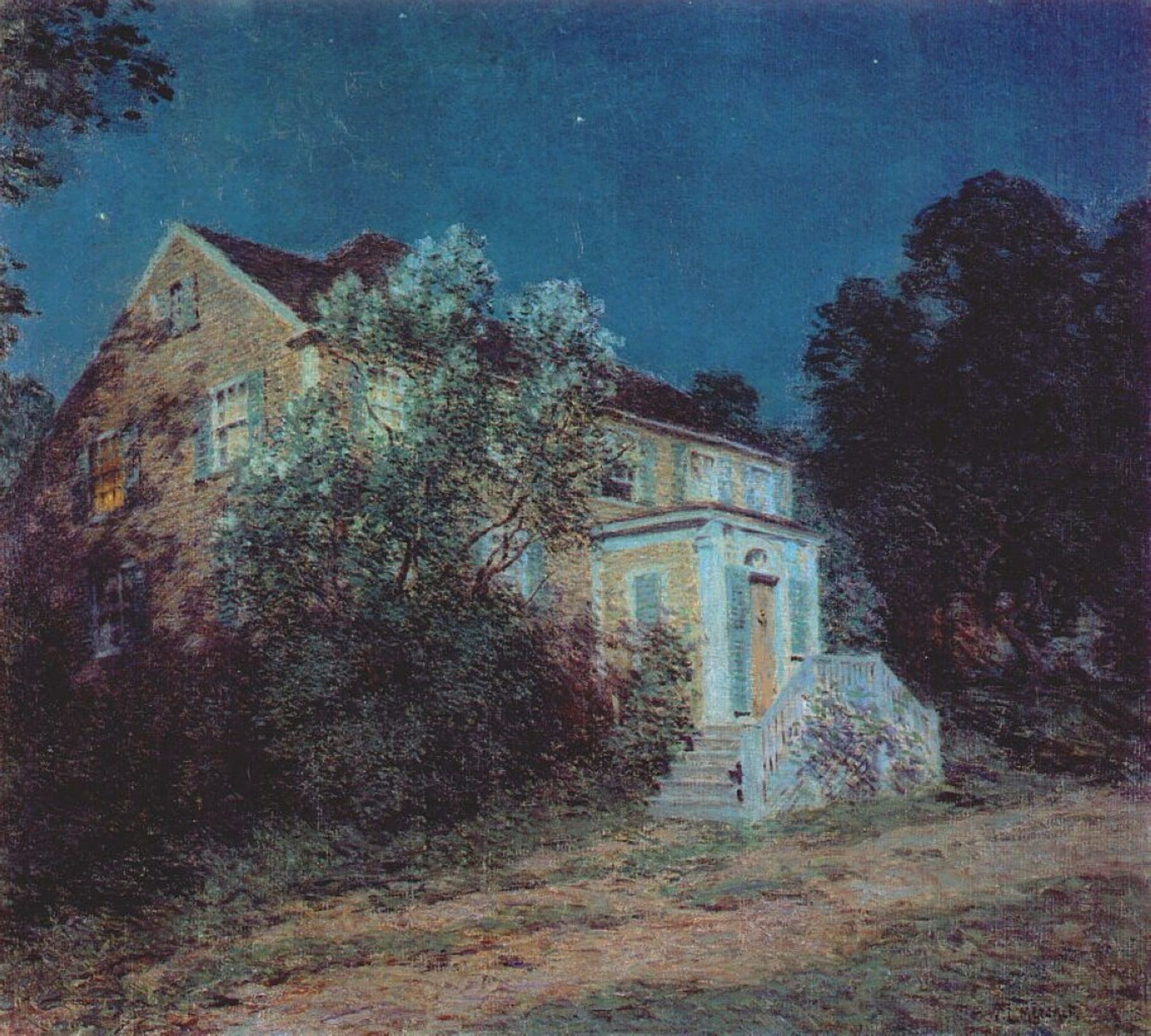 White Lilacs by Willard Metcalf