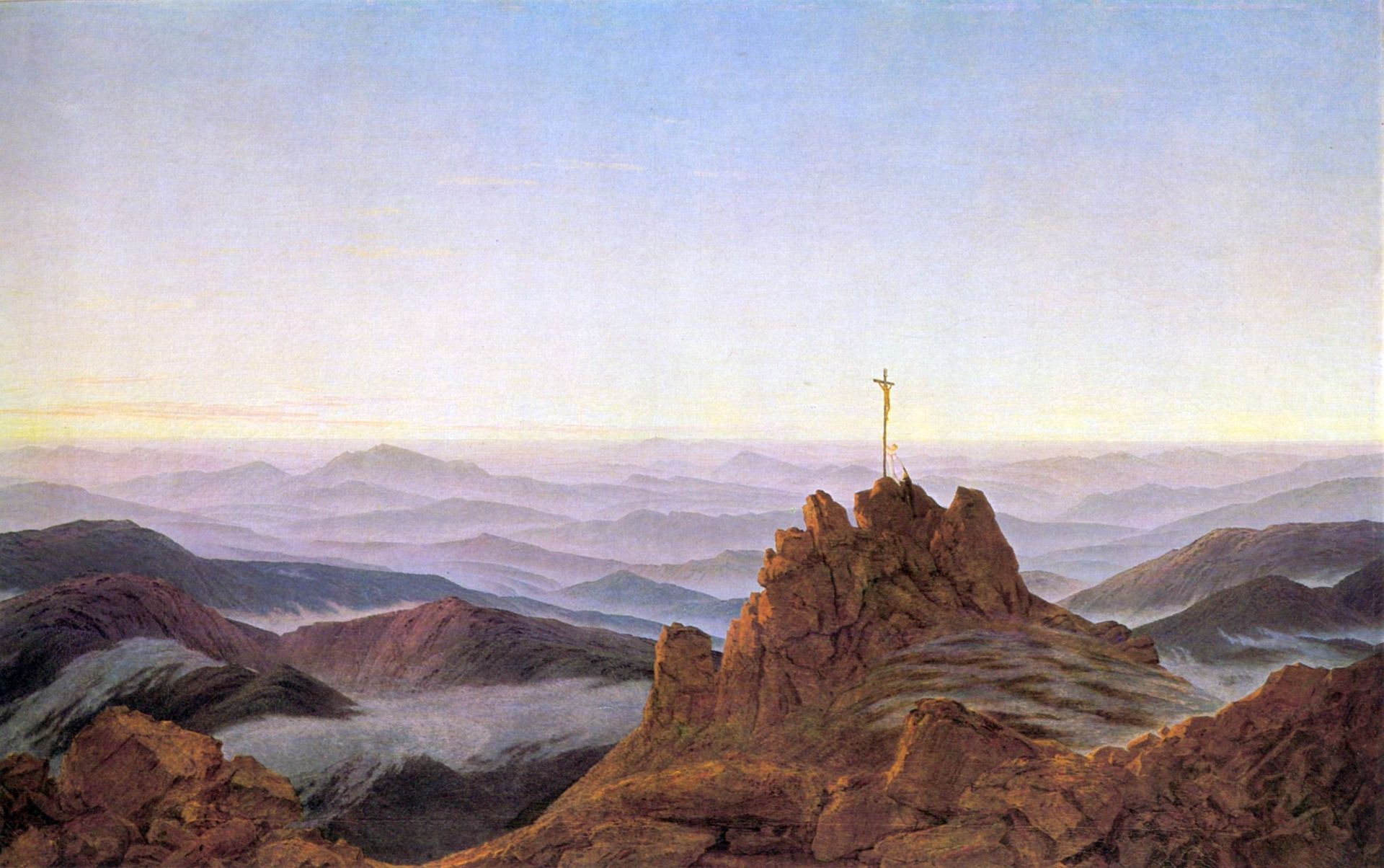 Morning in Riesengebirge by Caspar David Friedrich