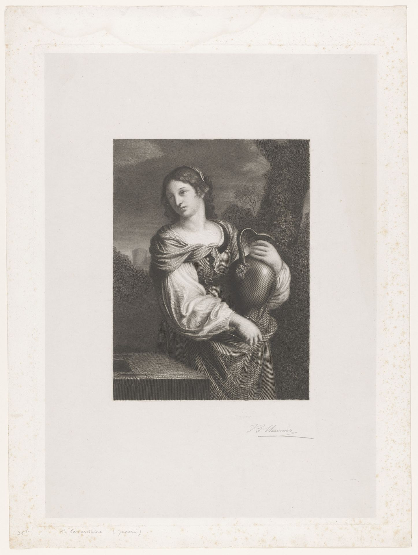 Samaritaanse vrouw bij de waterput by Jean-Baptiste Meunier