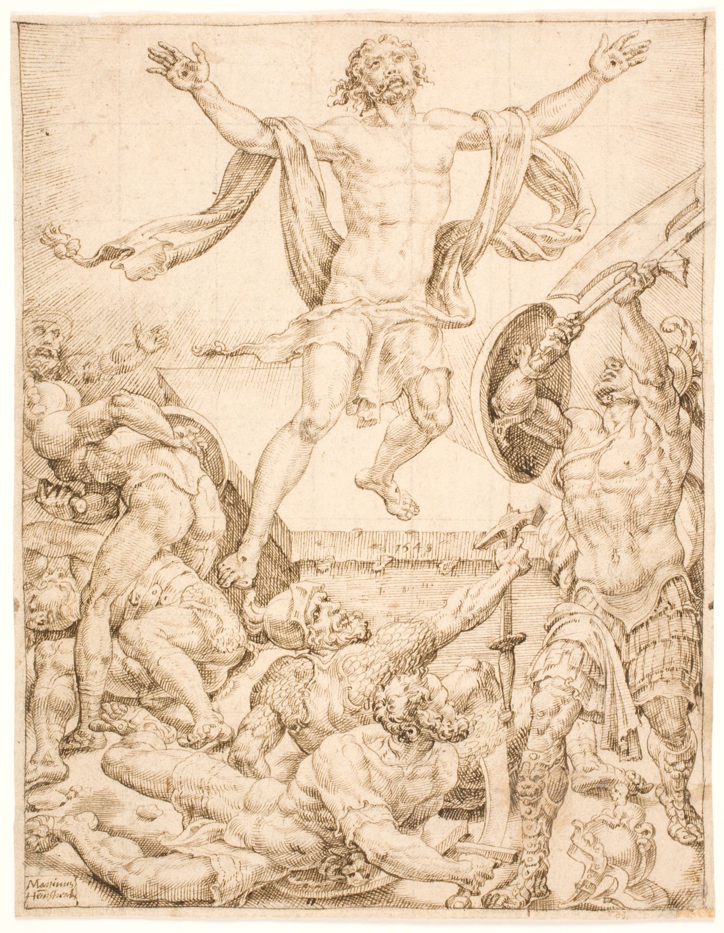 The Resurrection by Maarten van Heemskerck