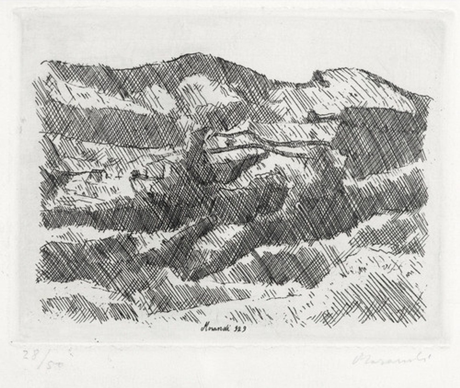 Monti di Grizzana by Giorgio Morandi
