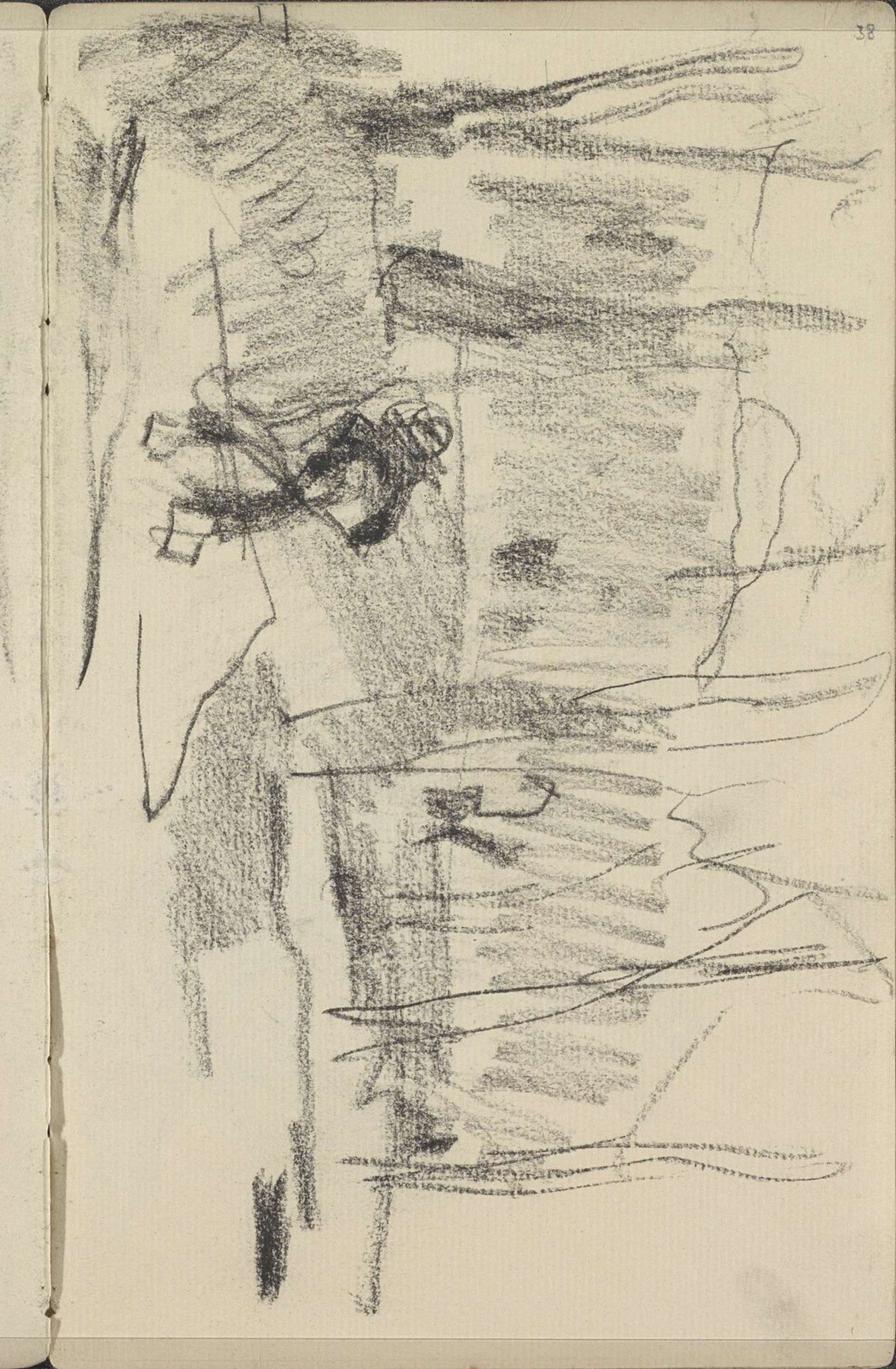 Figuren in een bos by George Hendrik Breitner