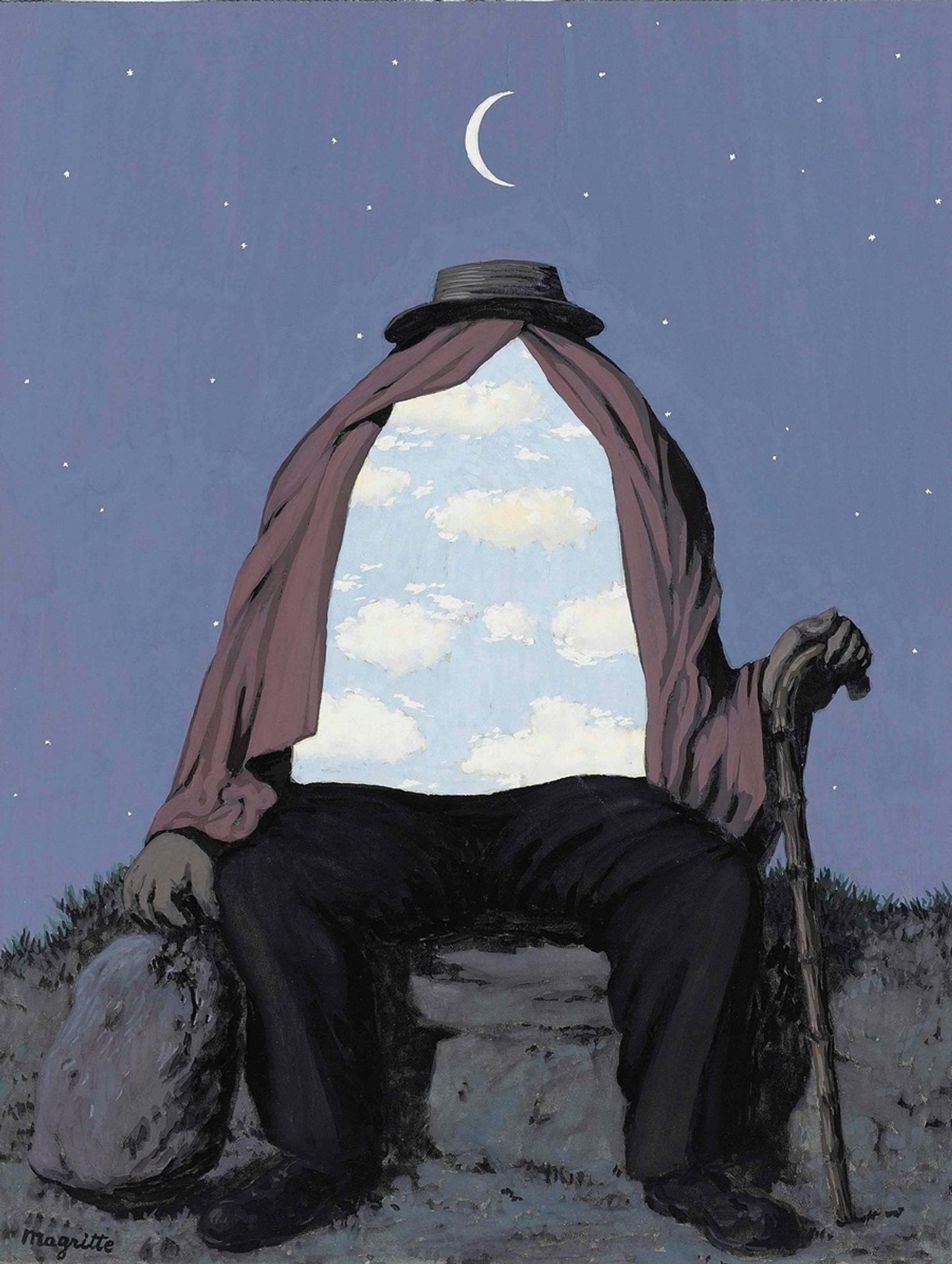 Le thérapeute by René Magritte