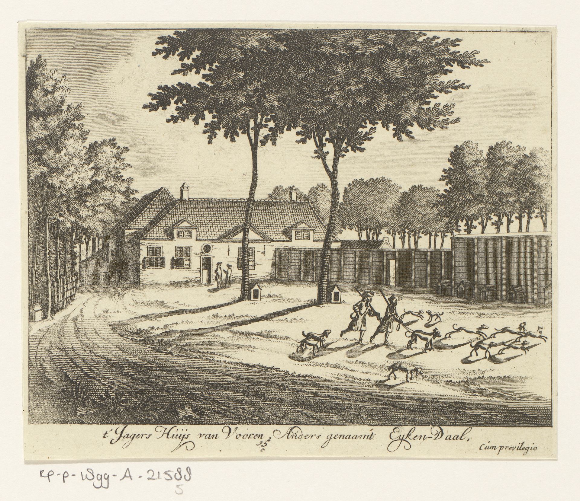 Jagershuis op het landgoed van Paleis Soestdijk by Hendrik de Leth