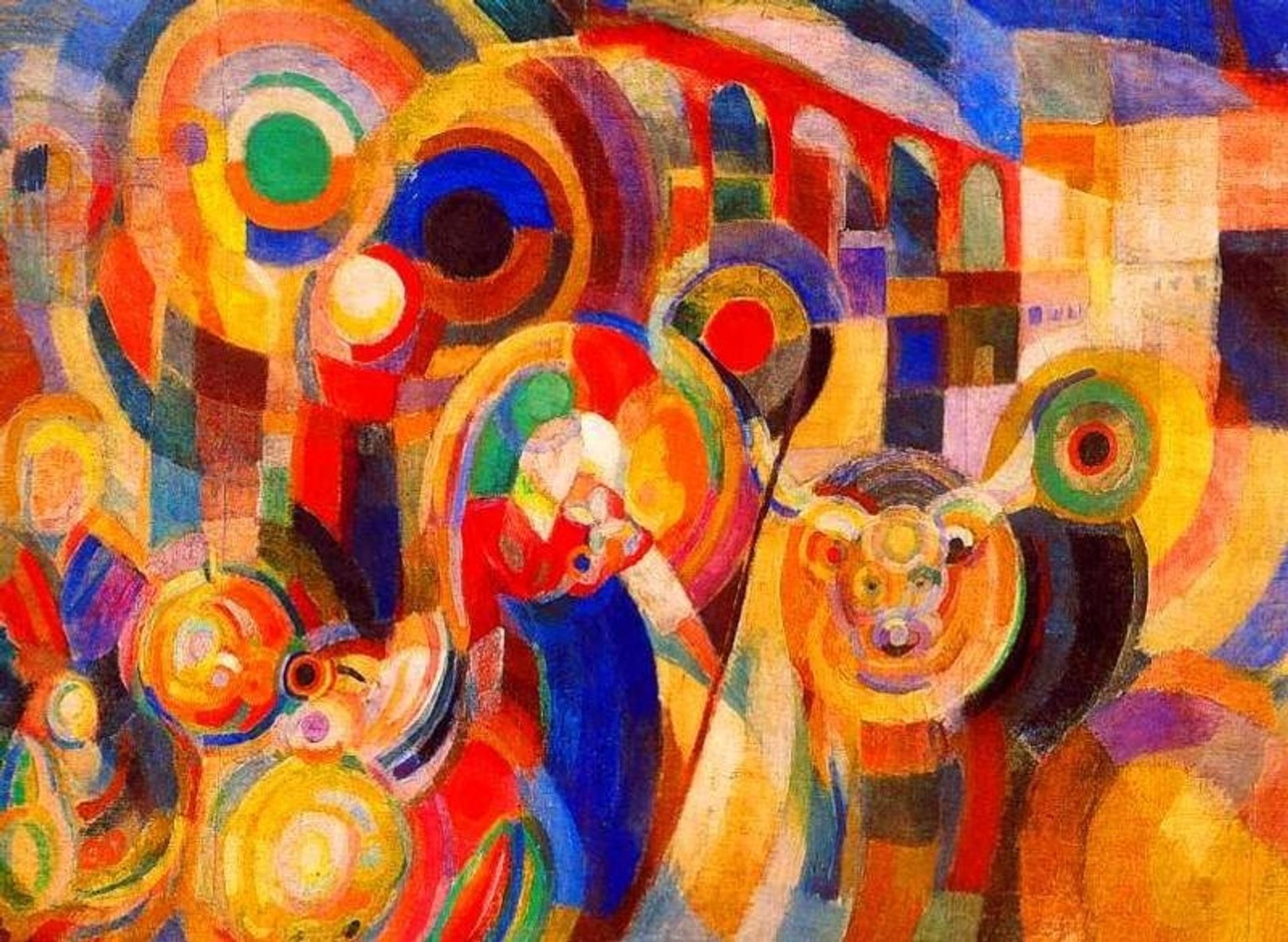 Market at Minho by Sonia Delaunay