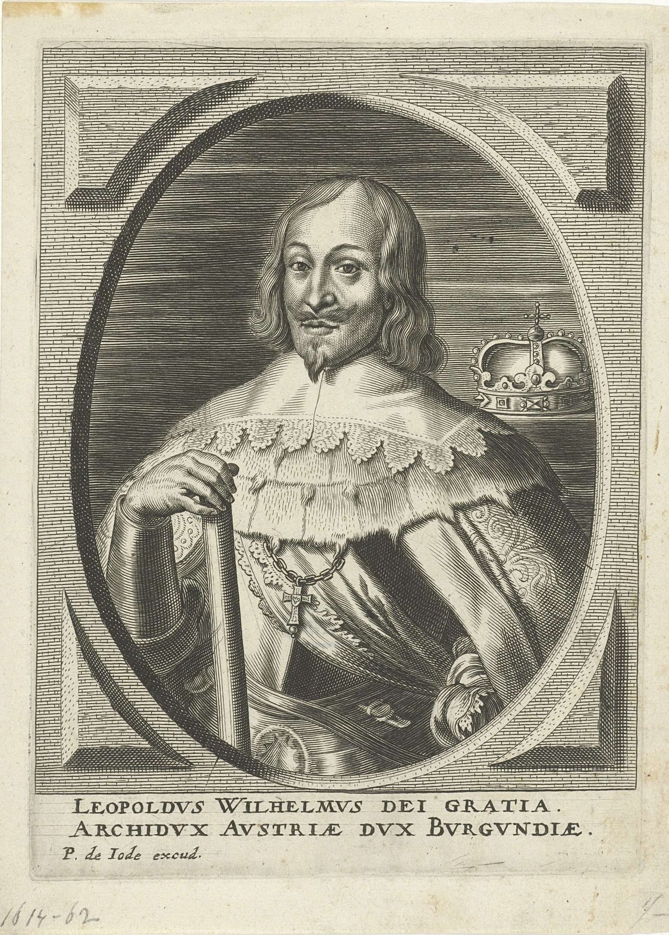 Portret van Leopold Willem van Oostenrijk, ten halven lijve by Pieter de (II) Jode