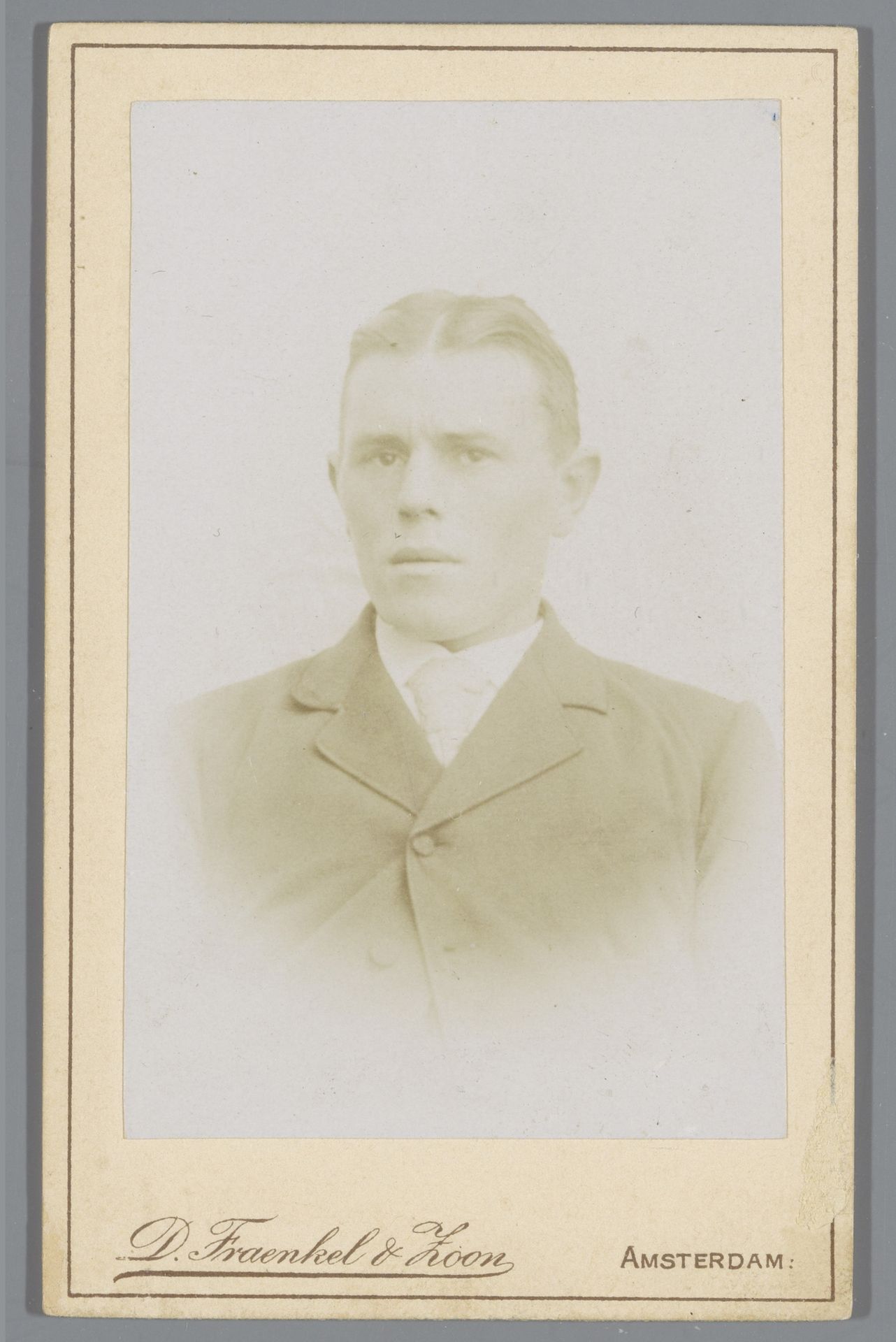 Portret van Klaas Koster by D. Fraenkel & Zoon