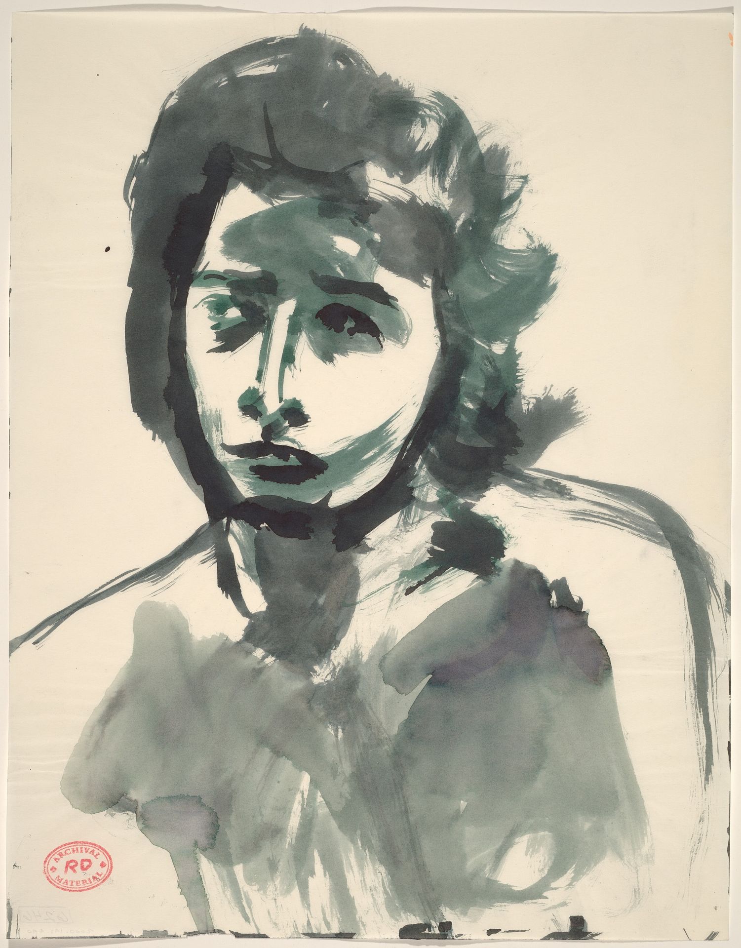 Untitled [portrait] by Richard Diebenkorn