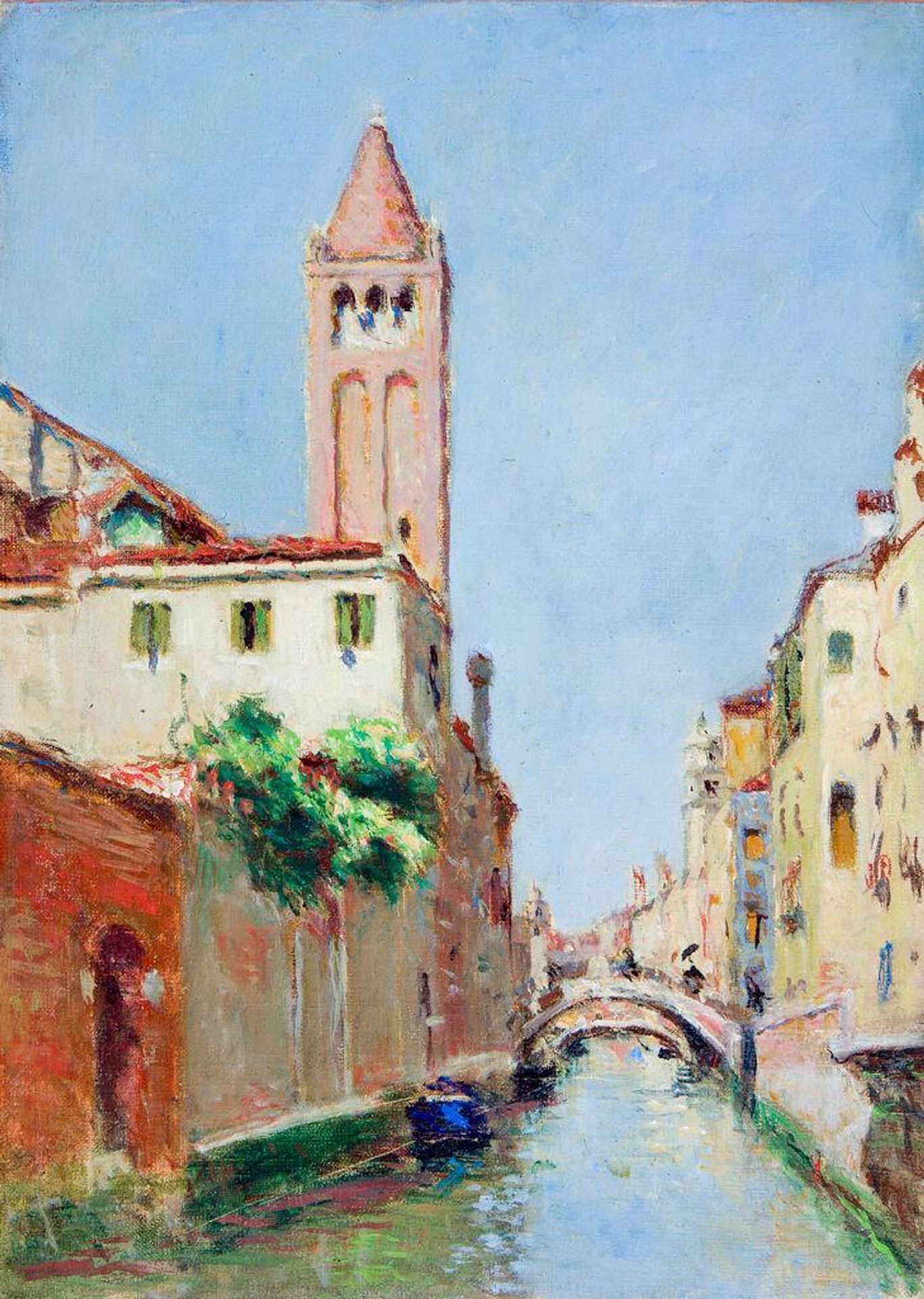Rio San Barnaba, Venice by Denman Waldo Ross