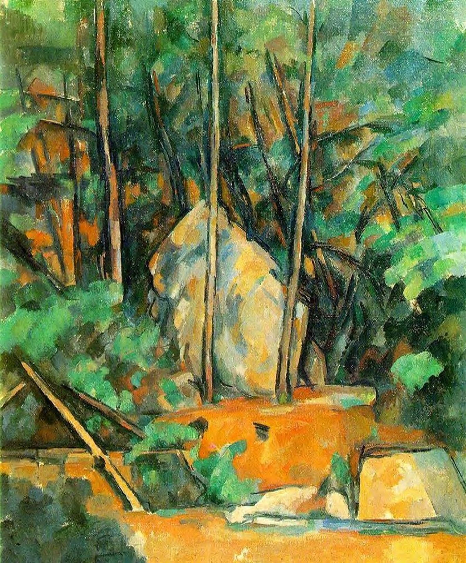 In the Park of Chateau Noir by Paul Cézanne