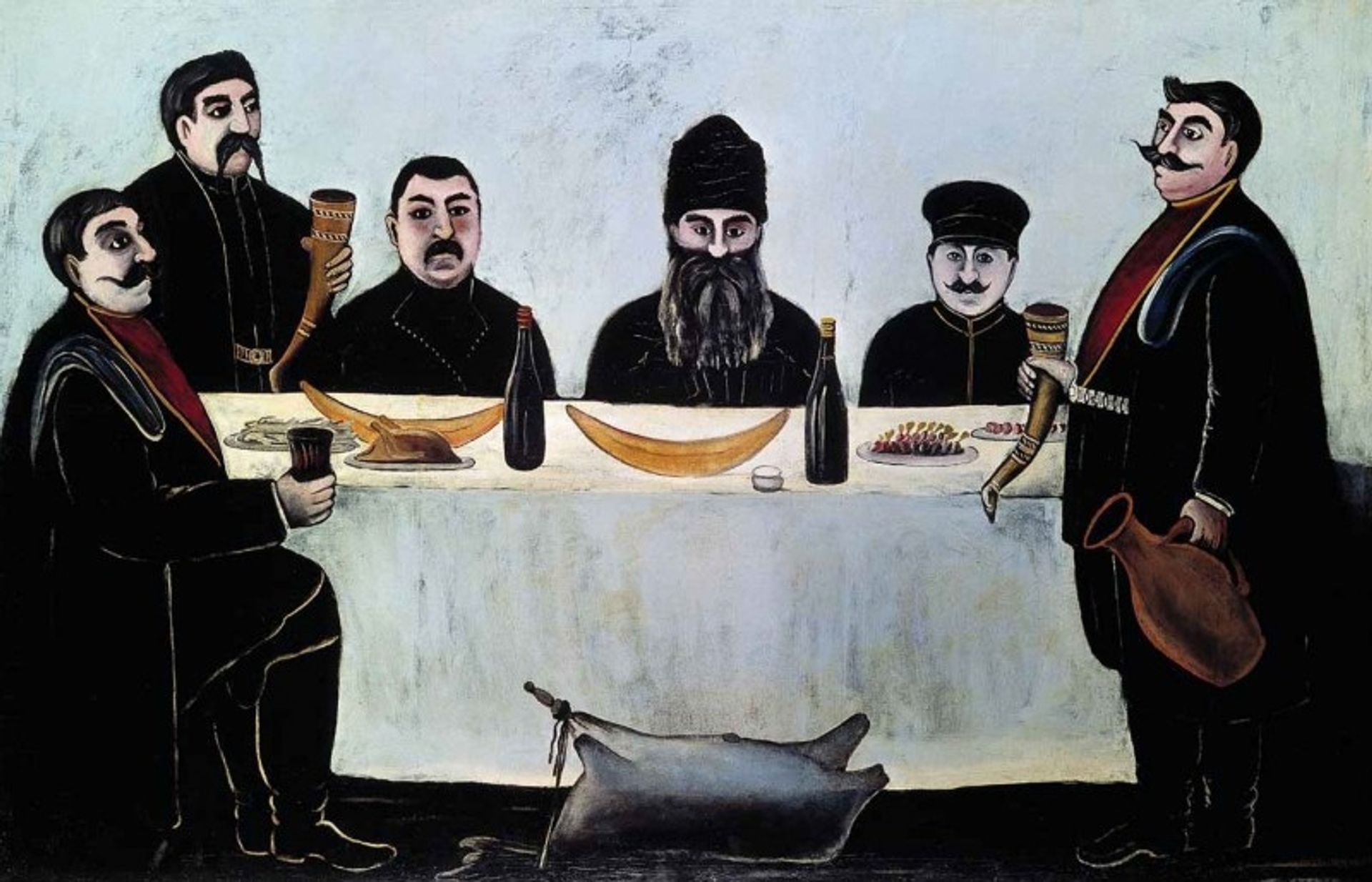 The feast by Niko Pirosmani
