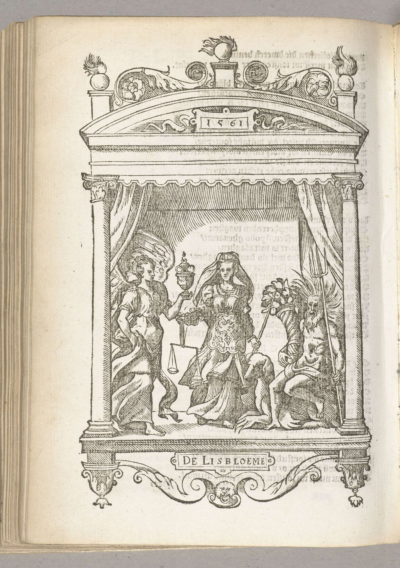 Vertoning van De Lisbloem (Mechelen), 1561 by Anonymous