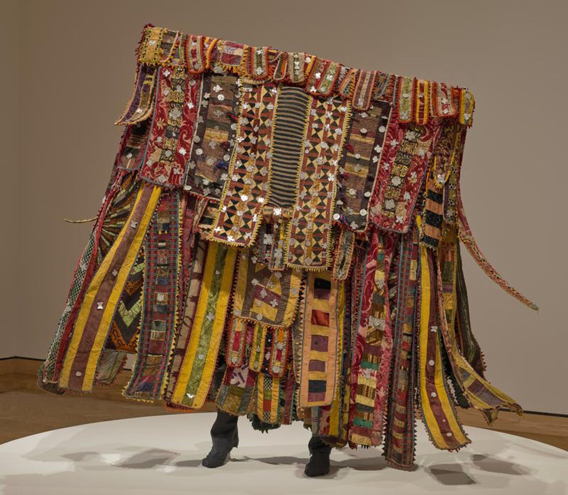 Egungun ceremonial outfit by Yoruba