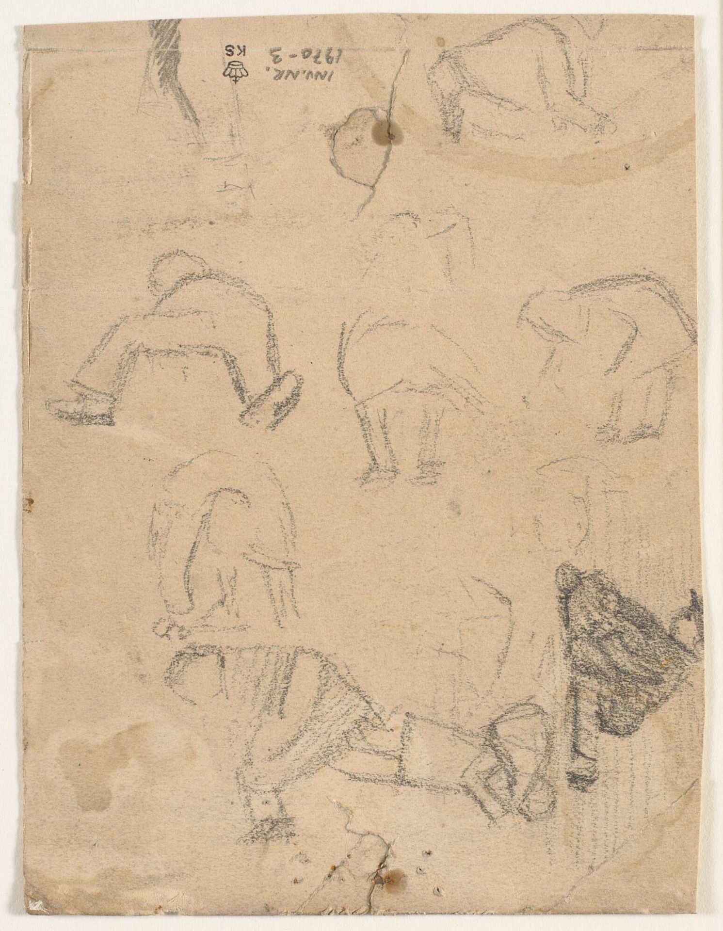 Figurstudier by Niels Bjerre
