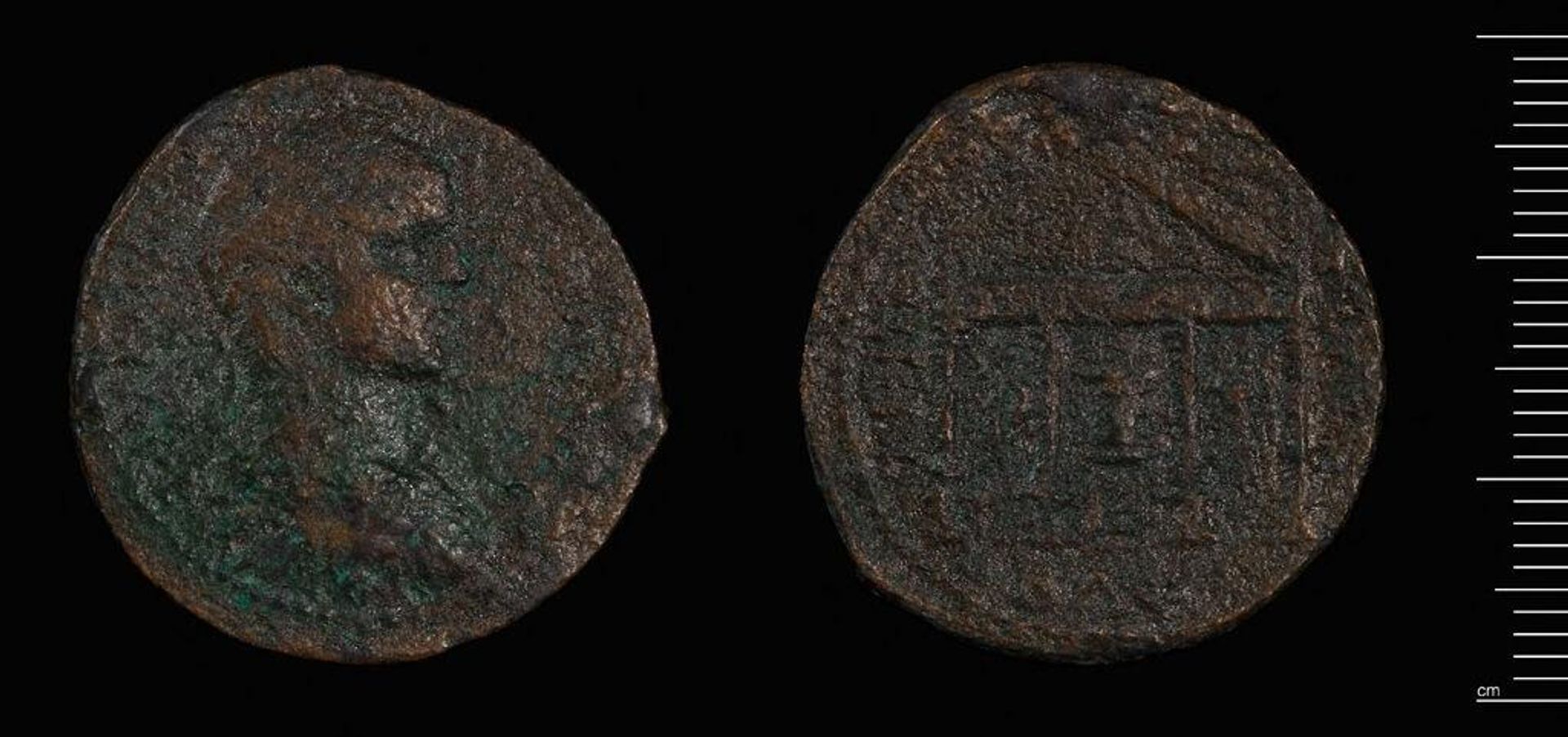 Coin of Tripolis under Elagabalus by Elagabalus