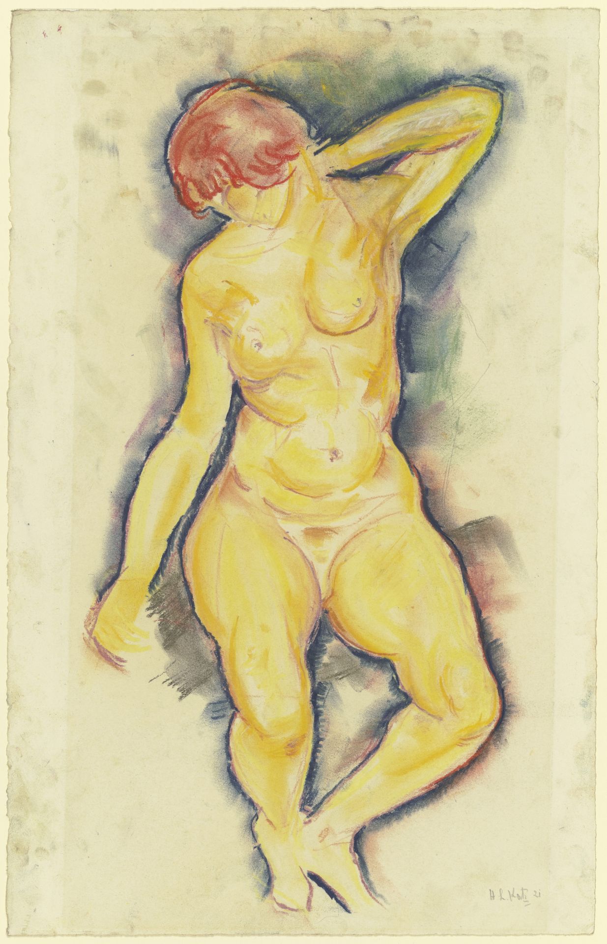 Female nude by Hanns Ludwig Katz