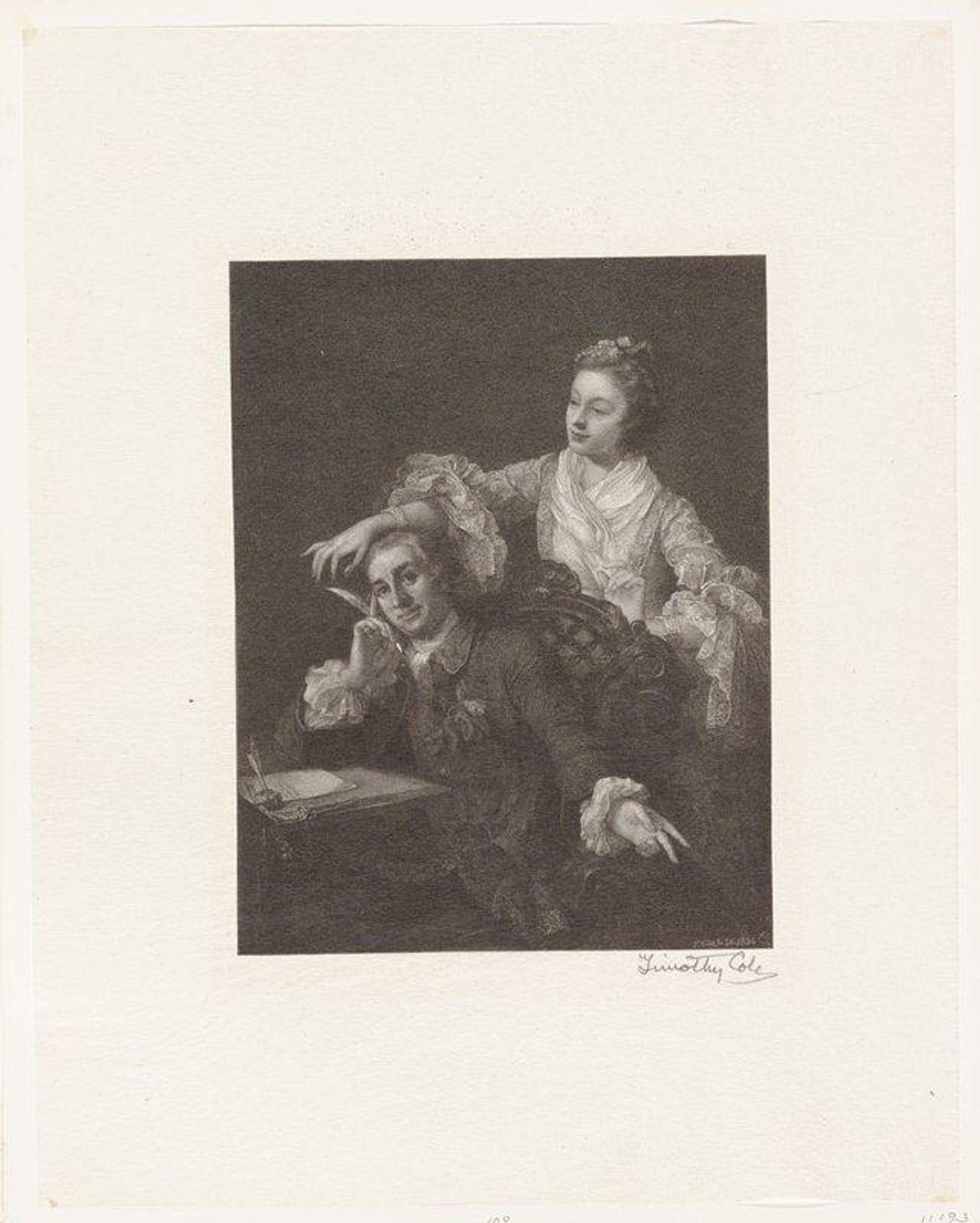 Garrick and His Wife by Timothy Cole
