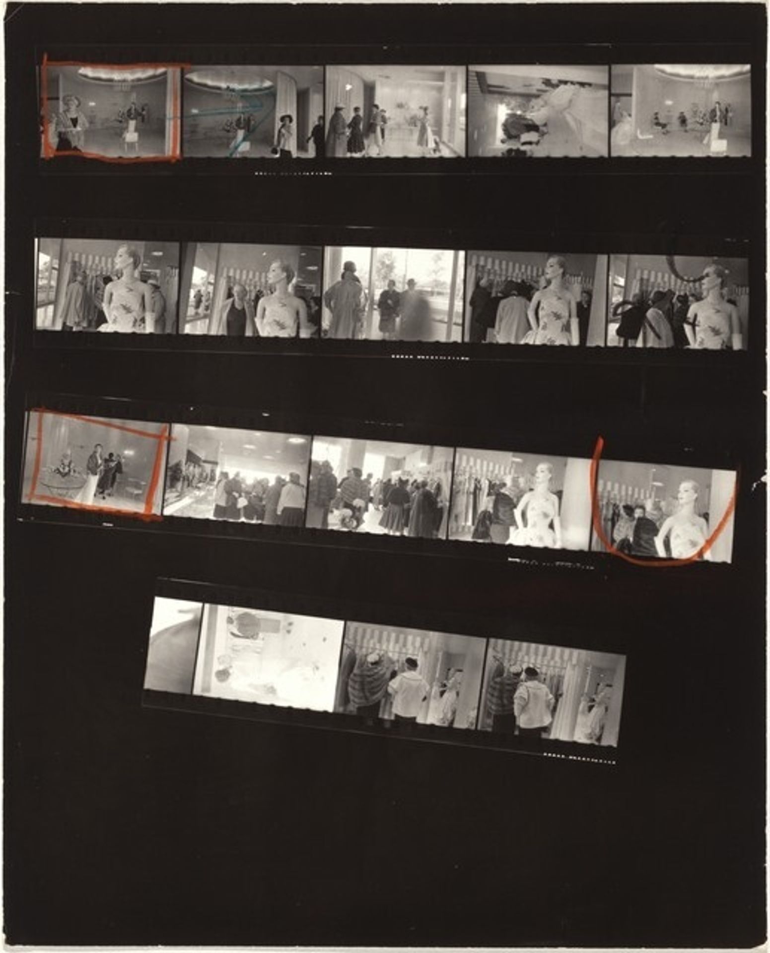 Guggenheim 503--Fashion show, Los Angeles by Robert Frank