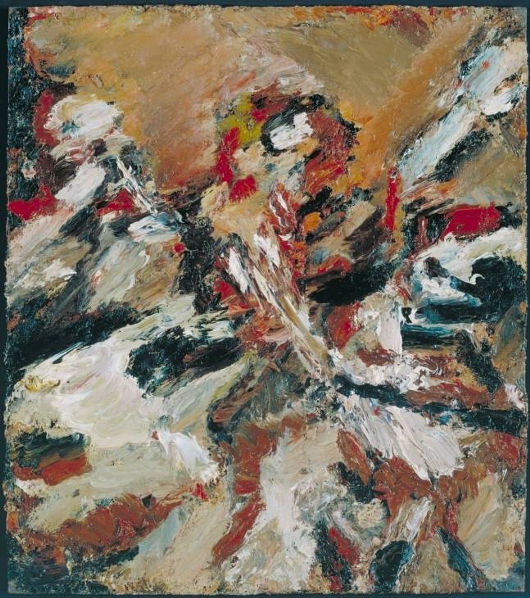 Study After Titian I by Frank Auerbach