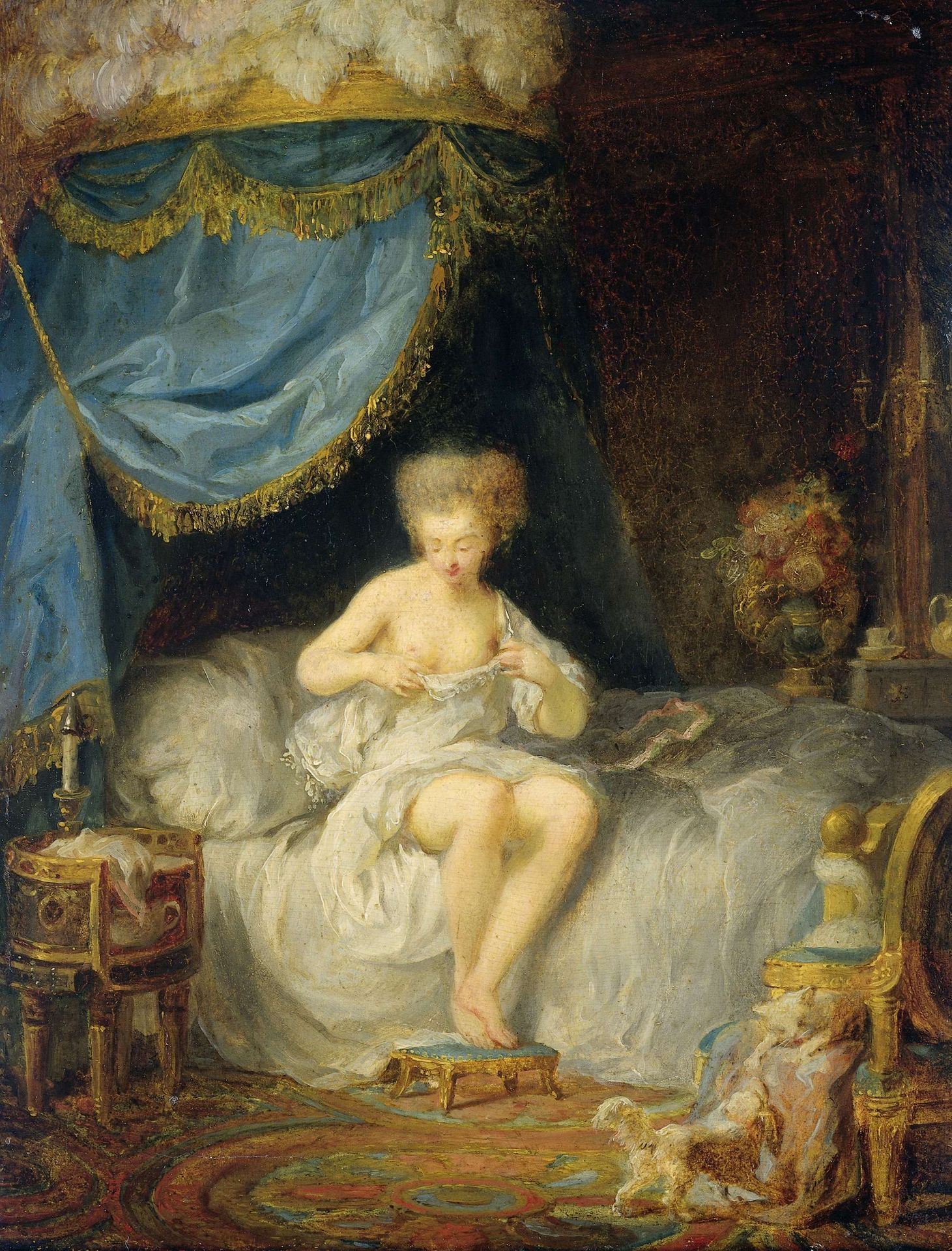 Evening Toilet by Jean Frédéric Schall
