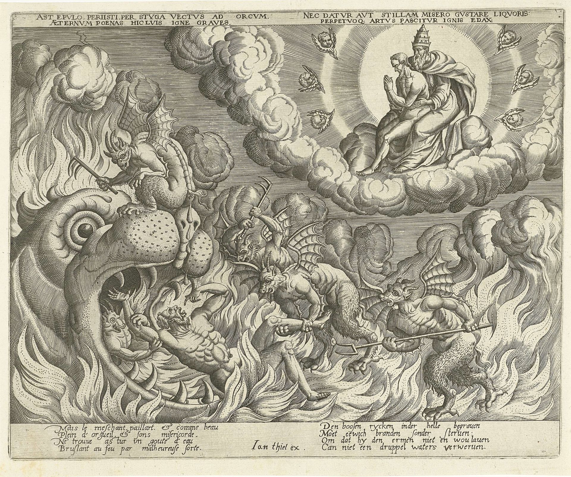 Visioen van de rijke man in de hel by Anonymous