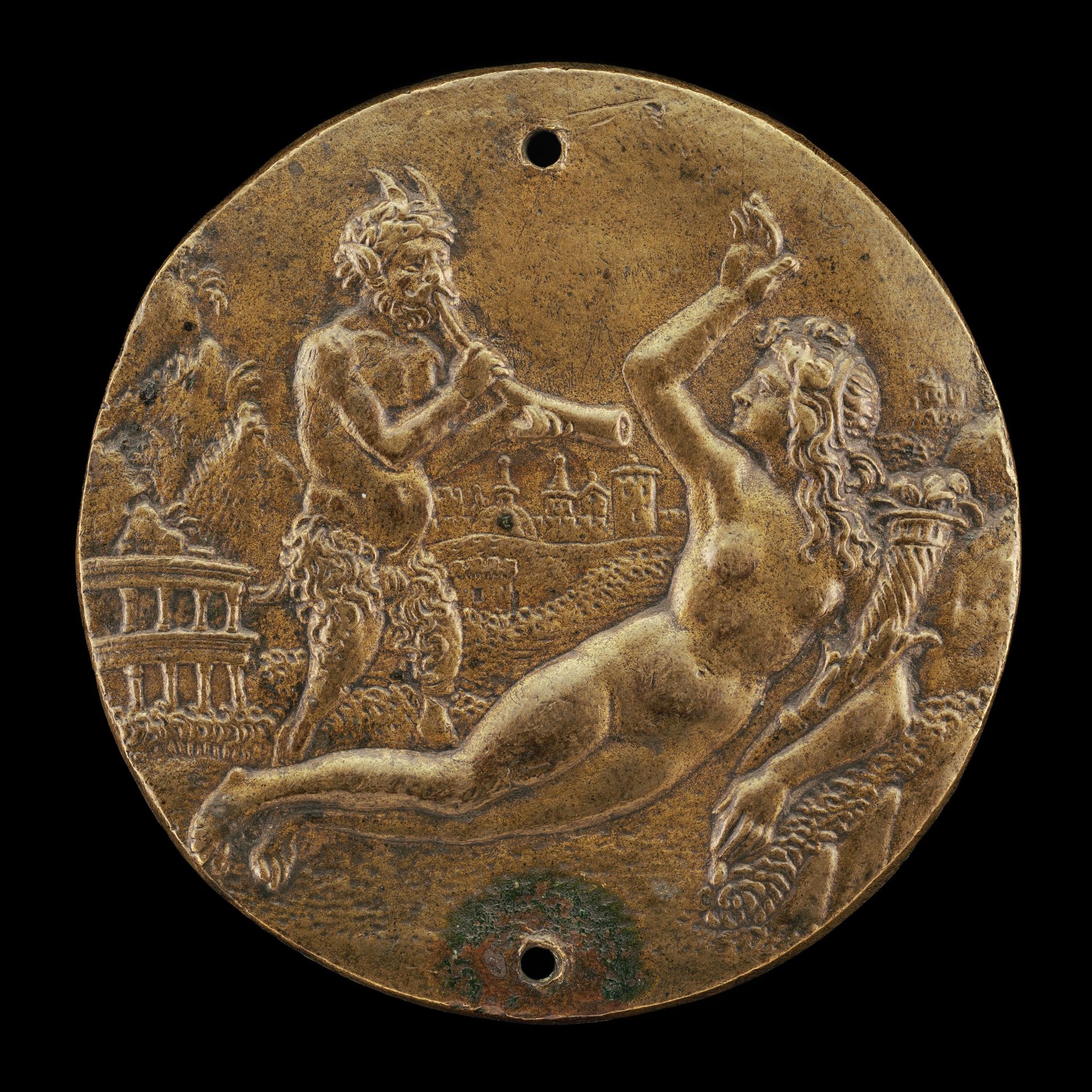 Abundance and Satyr by Pseudo Antonio da Brescia