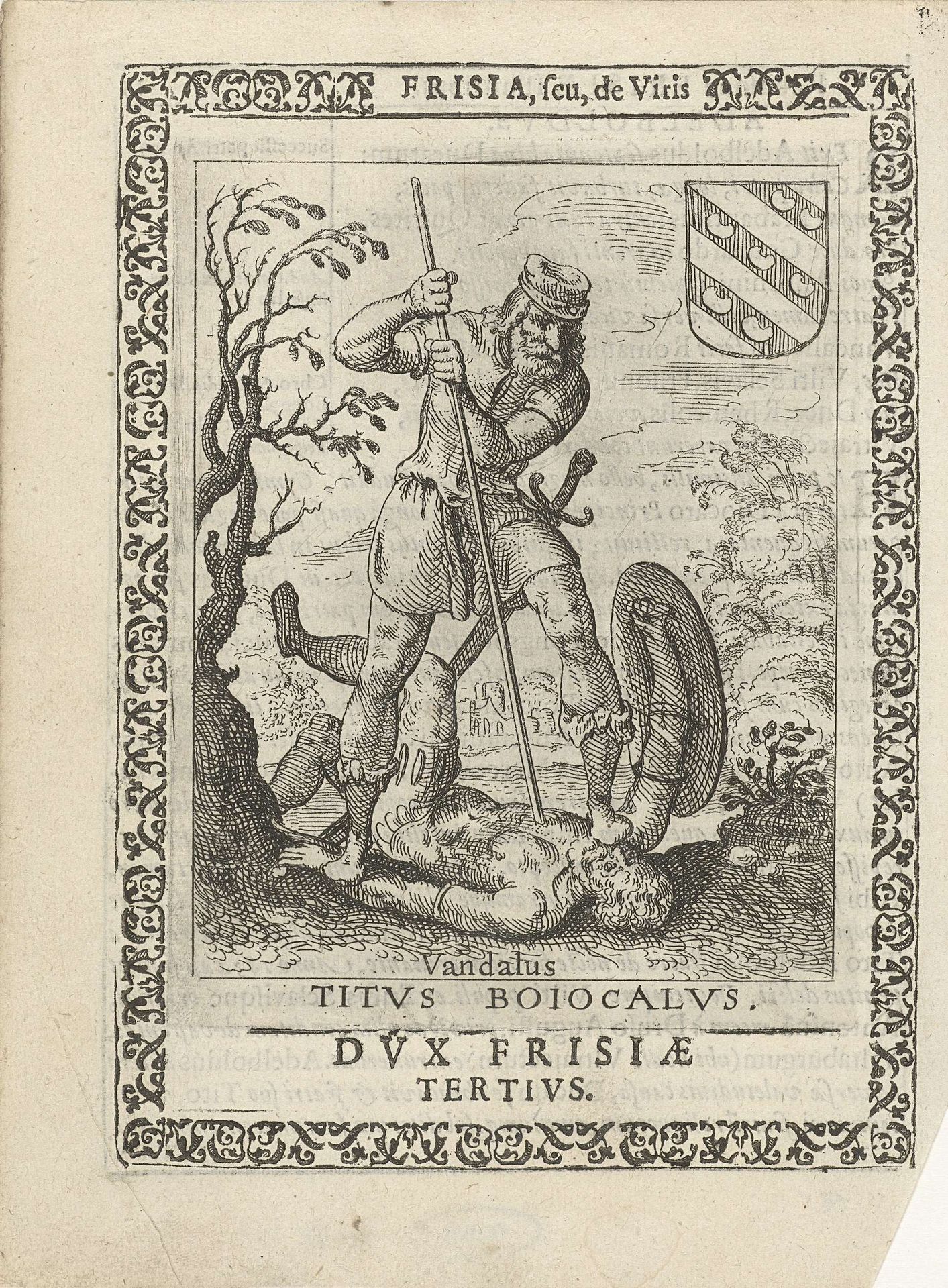 Titus Bojocalis, derde hertog der Friezen by Pieter Feddes van Harlingen