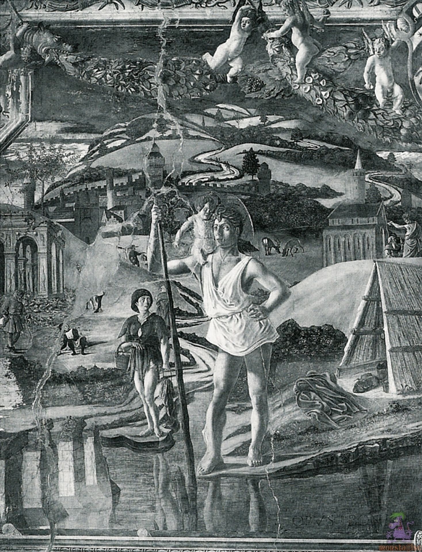Scenes from the Life of St.Christopher by Andrea Mantegna
