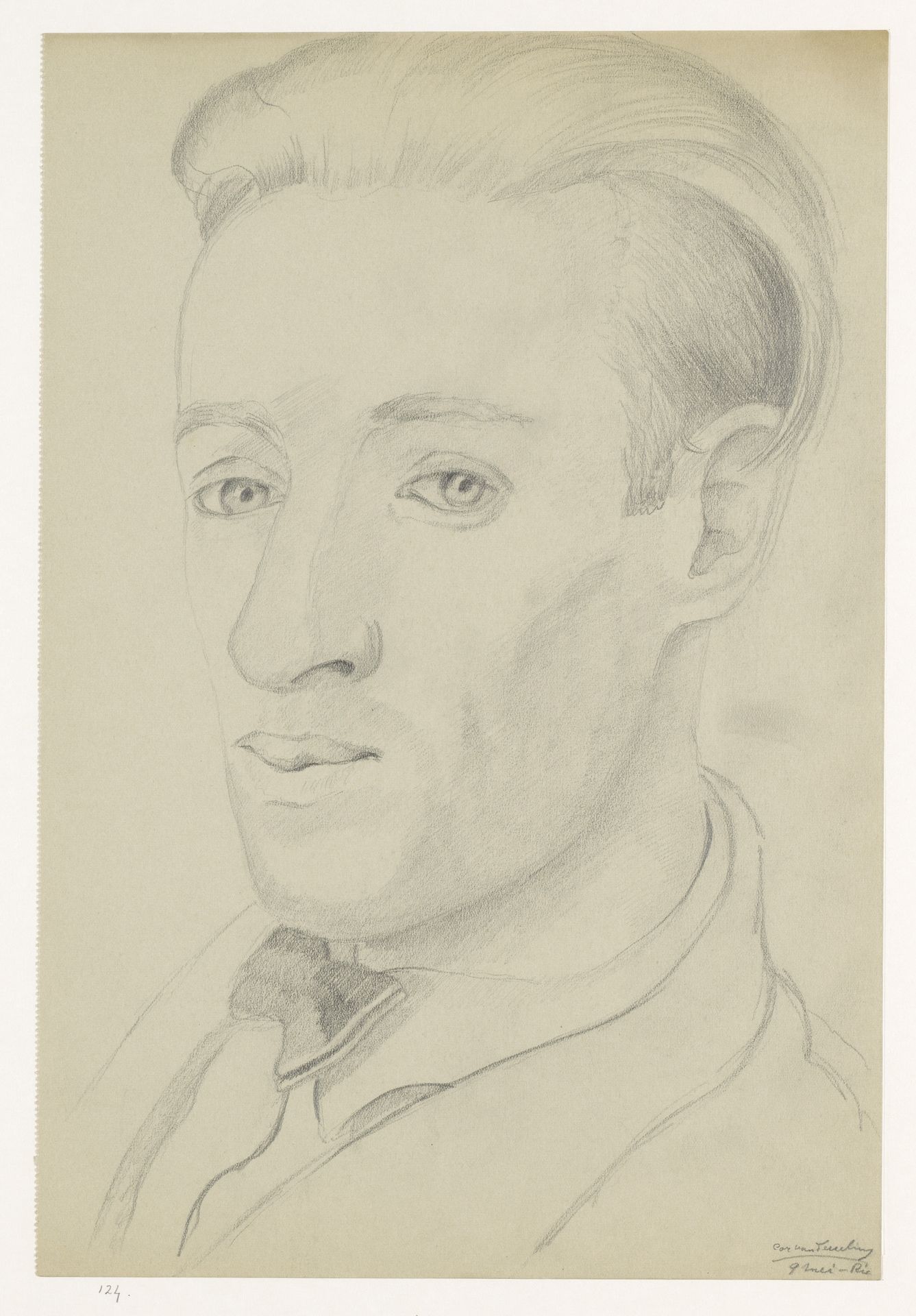 Zelfportret, 9 mei by Cor van Teeseling