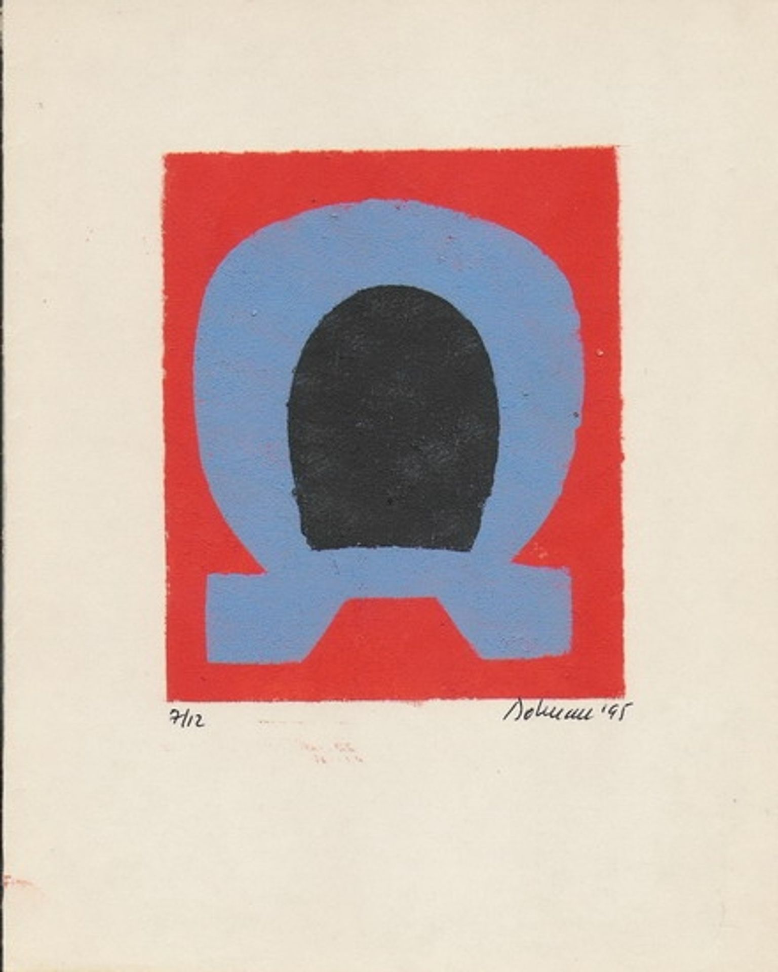 With The Ferocity With Which The Man Is Eating His Shadow (from the Archways series) by Vasile Dobrian