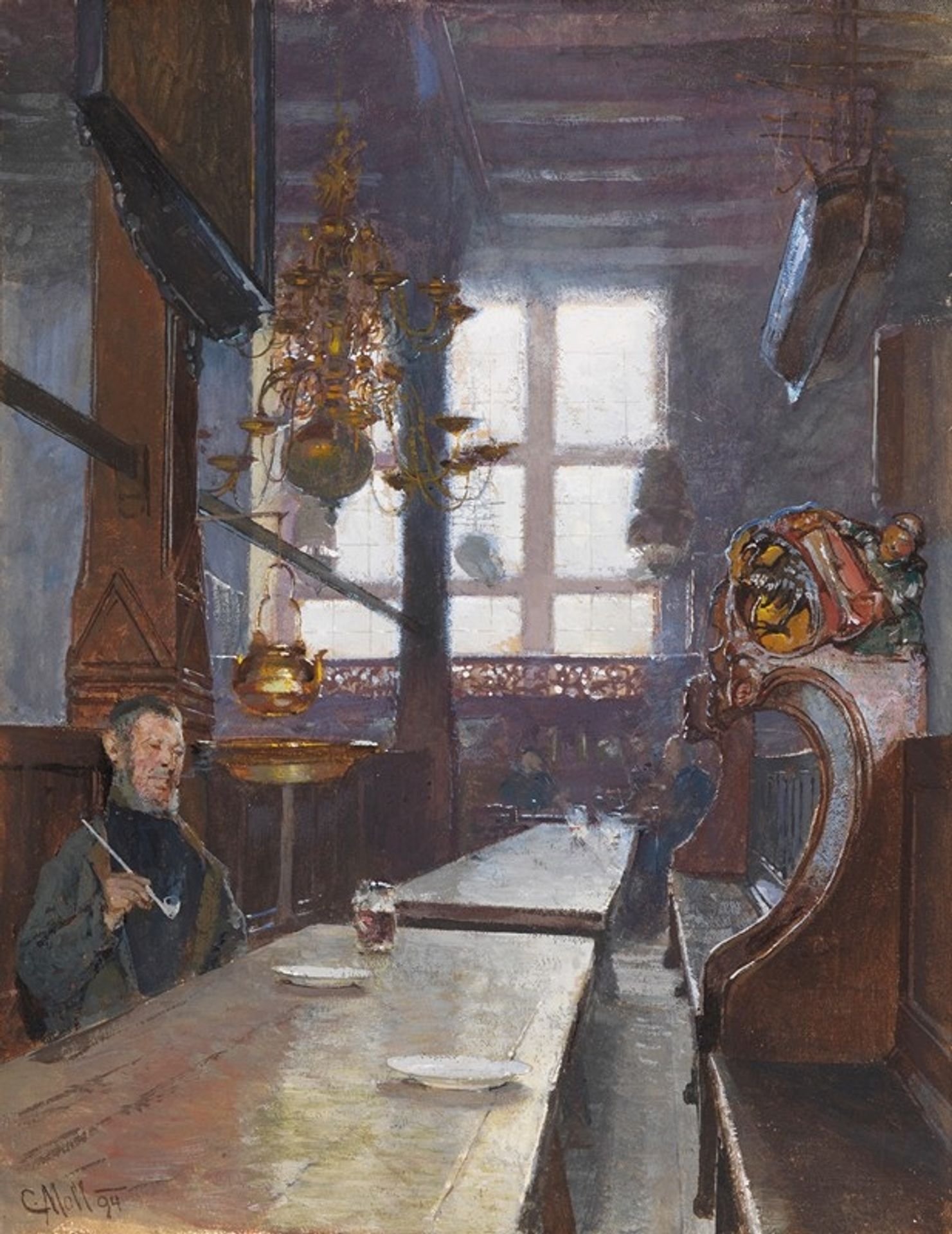 Schifferhaus in Lübeck by Carl Moll