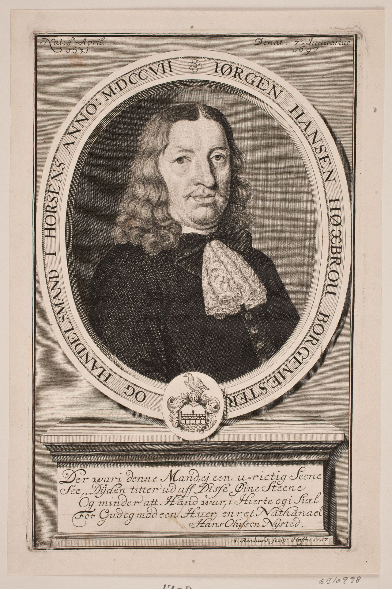 Jørgen Hansen Høxbrou by Andreas Reinhardt