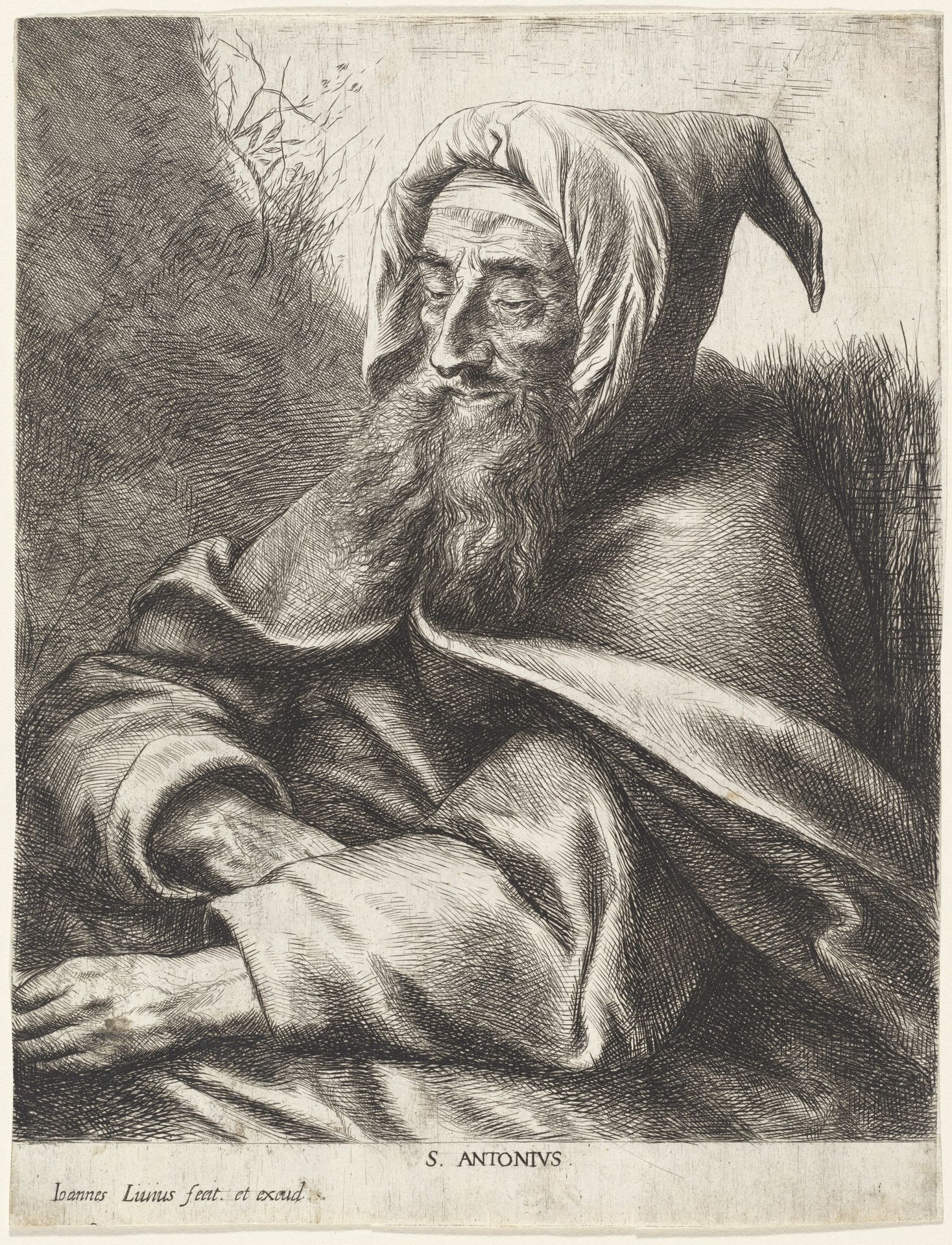 Saint Anthony by Jan Lievens