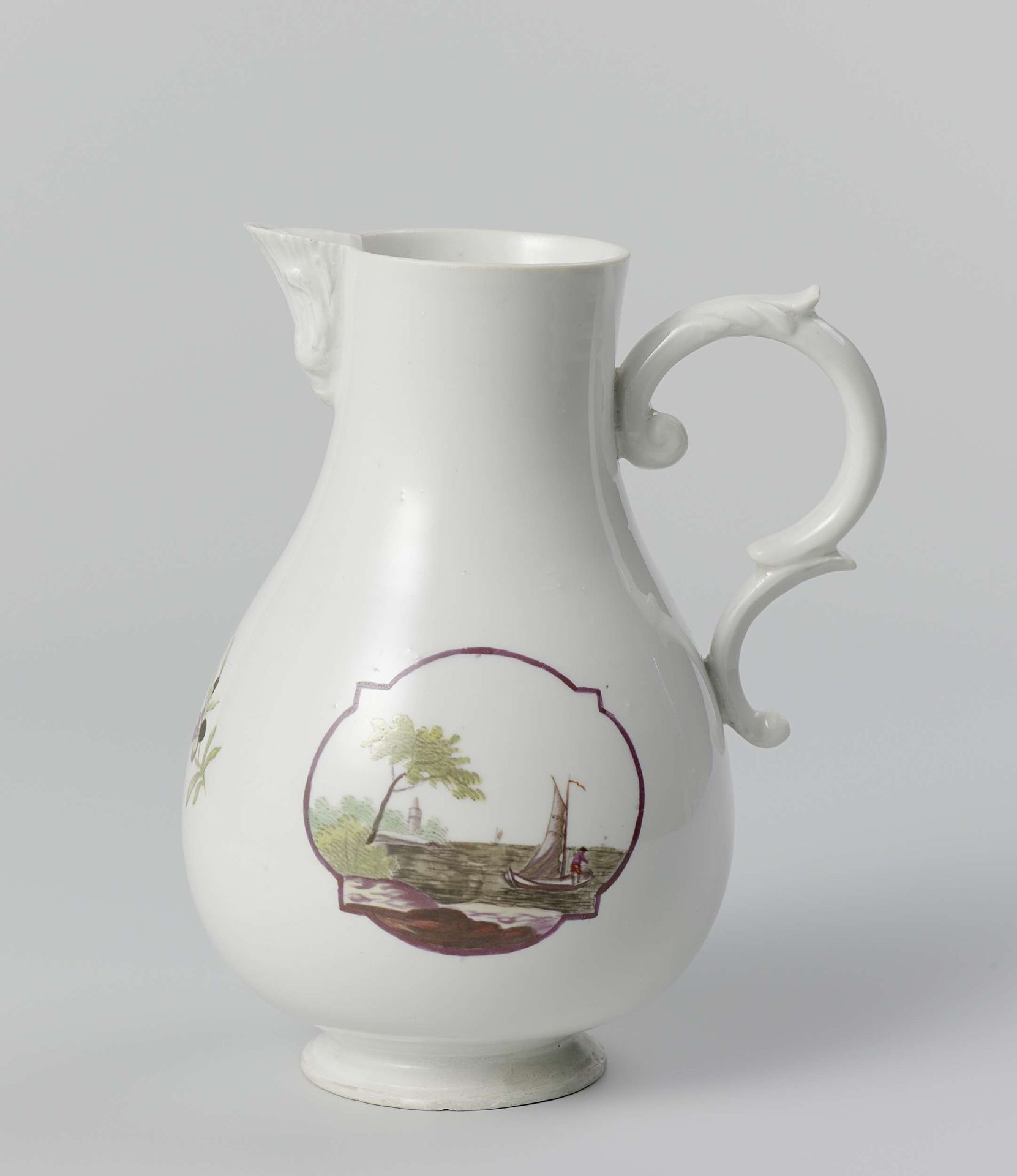 Milk jug by Weesper porseleinfabriek
