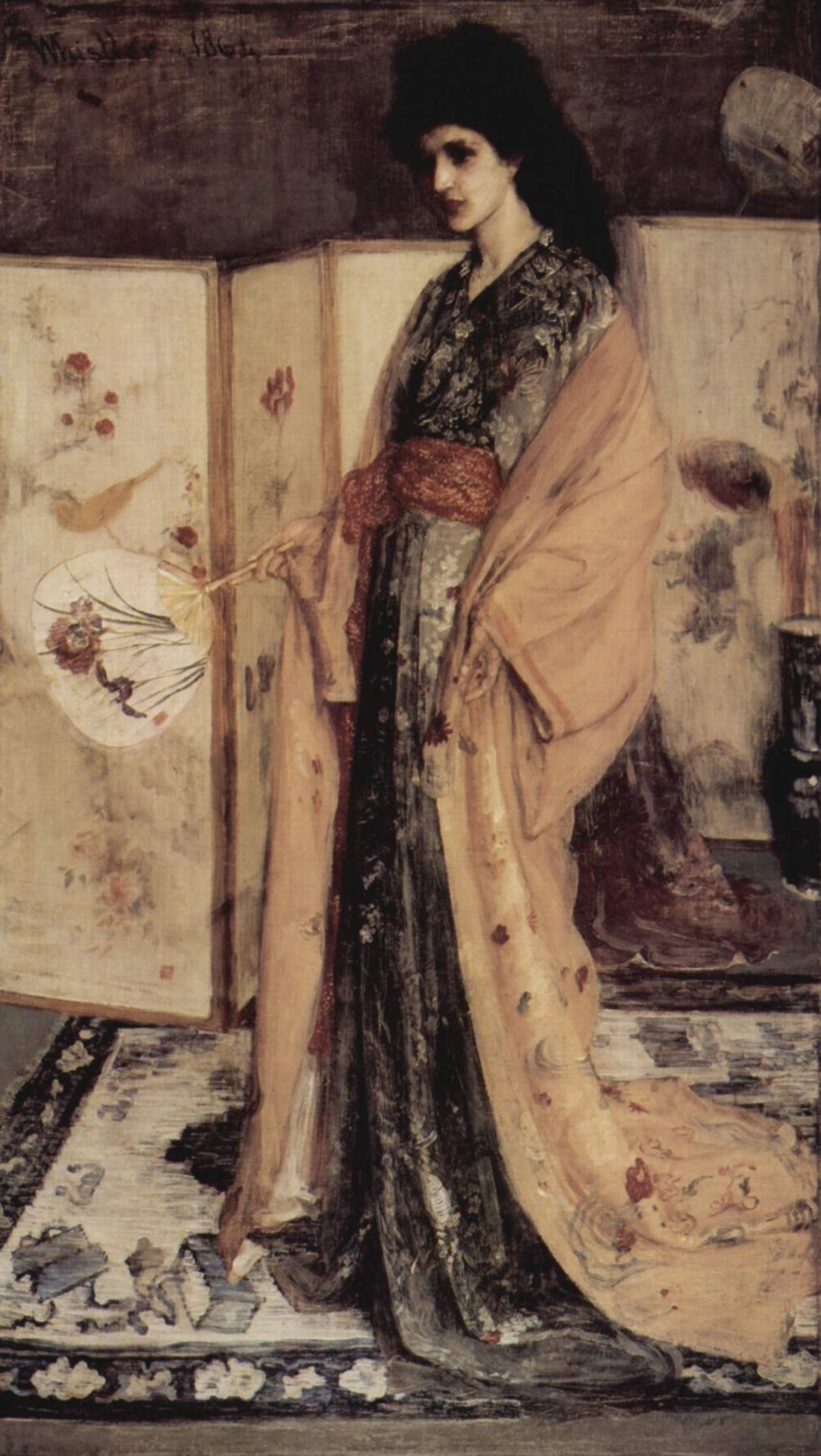 The Princess from the Land of Porcelain (Sketch for Rose and Silver) by James Abbott McNeill Whistler