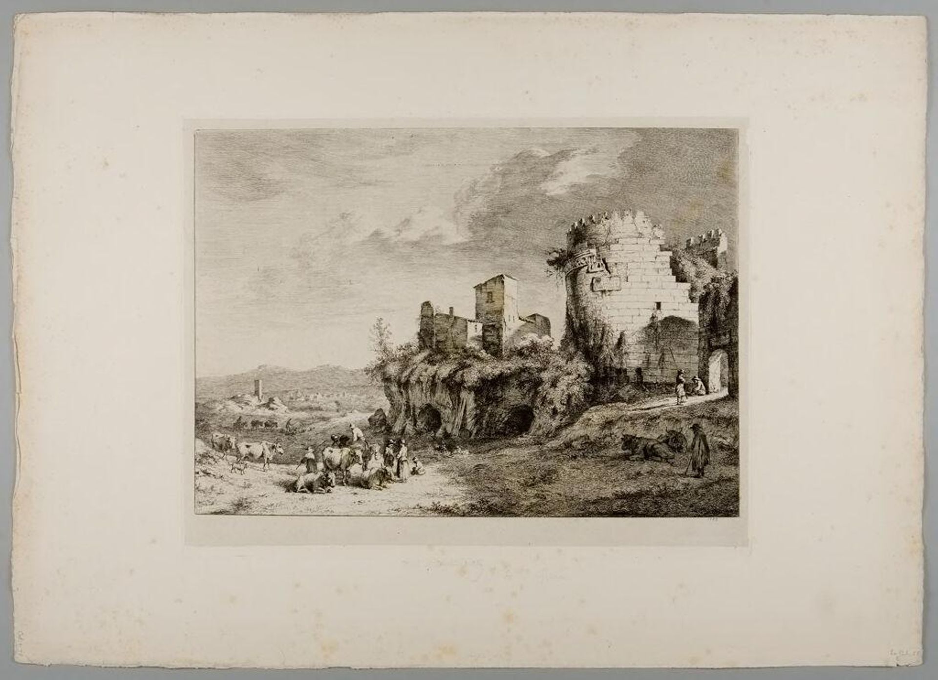 Tomb of Cecilia Metella by Jean Jacques de Boissieu